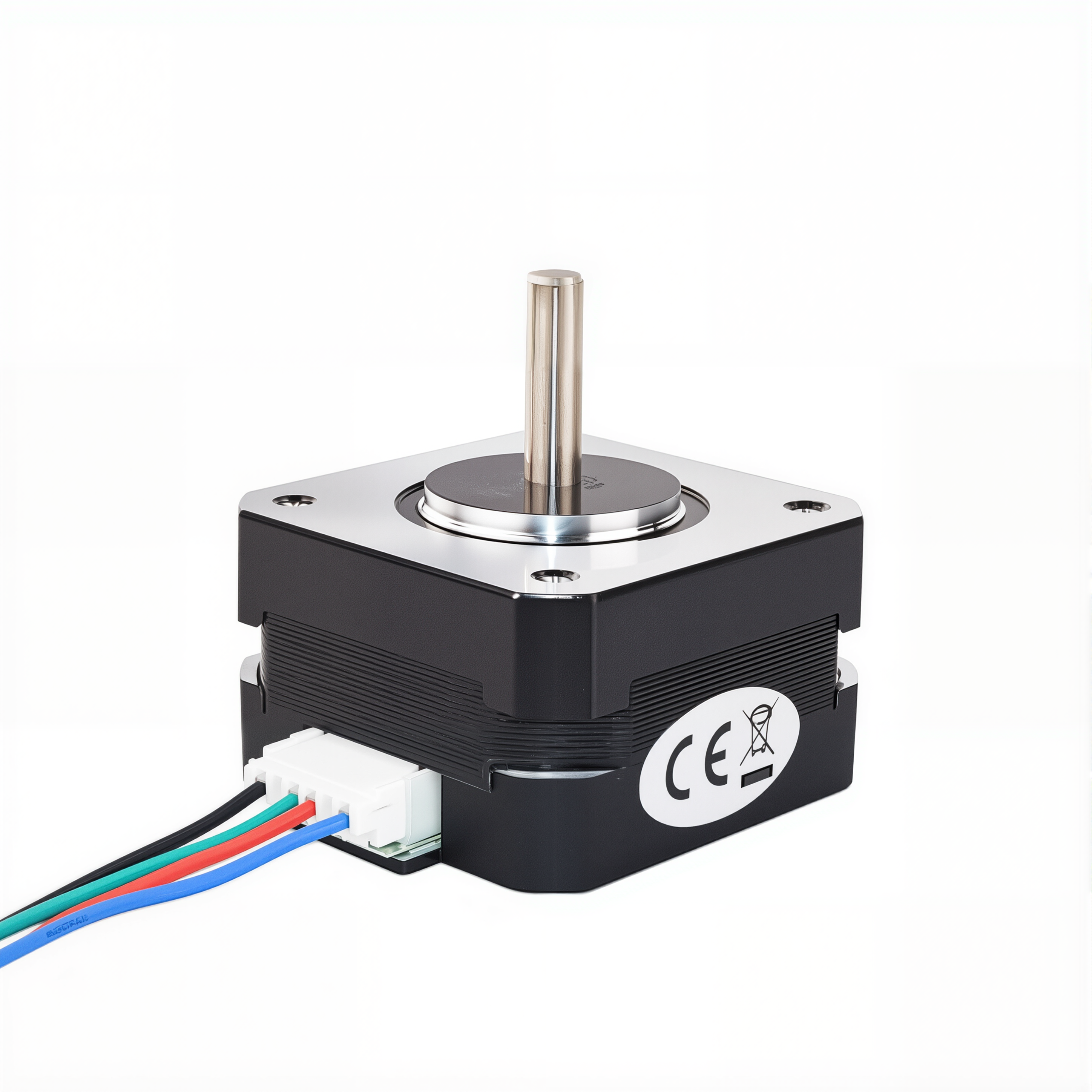 17 Single Shaft Bipolar Stepper Motor,1.8°Step,10N·cm Torque,1.5A Current,24mm Body,4_Wire