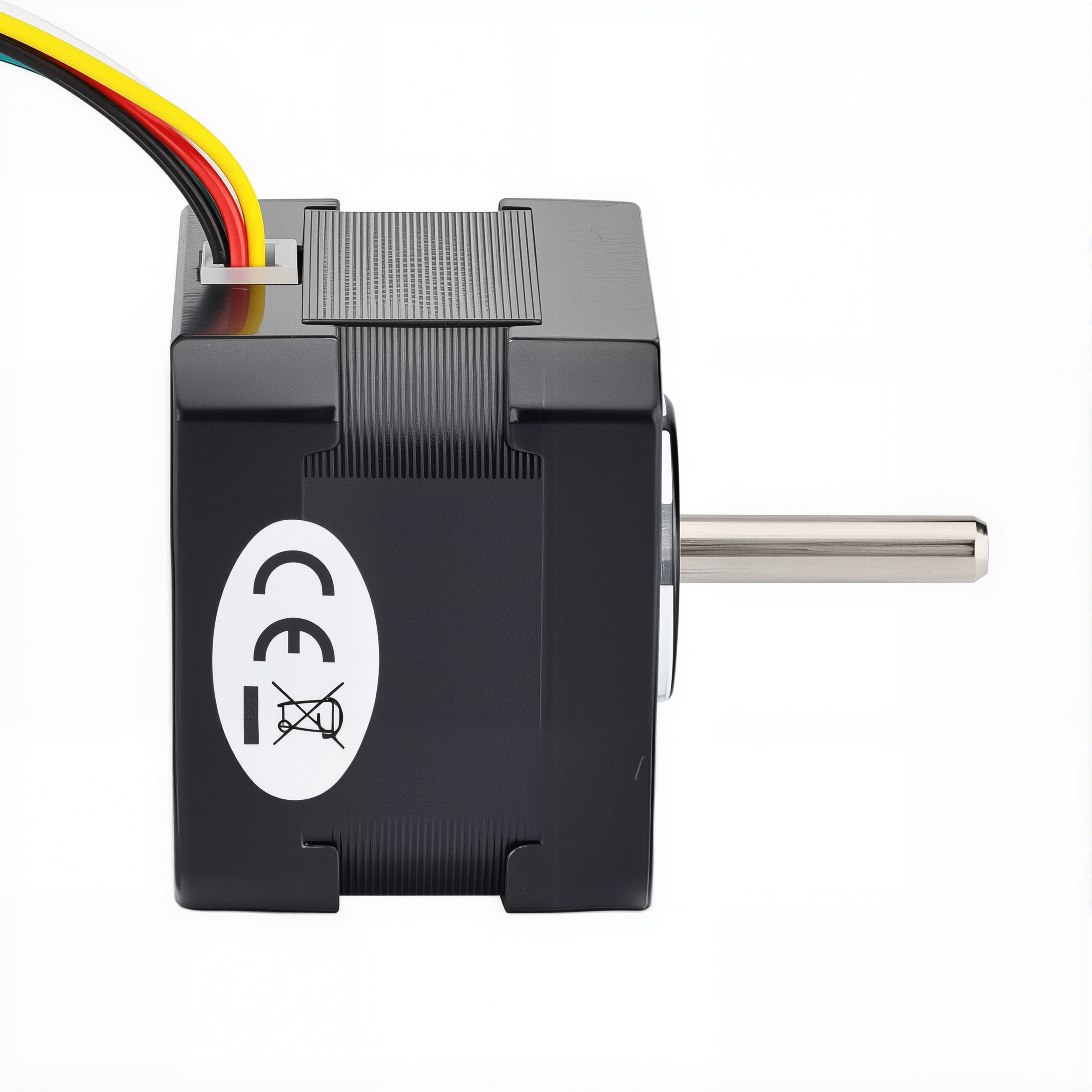 17 Single Shaft Unipolar Stepper Motor,1.8°Step,16N·cm Torque,0.31A Current,34mm Body,6_Wire