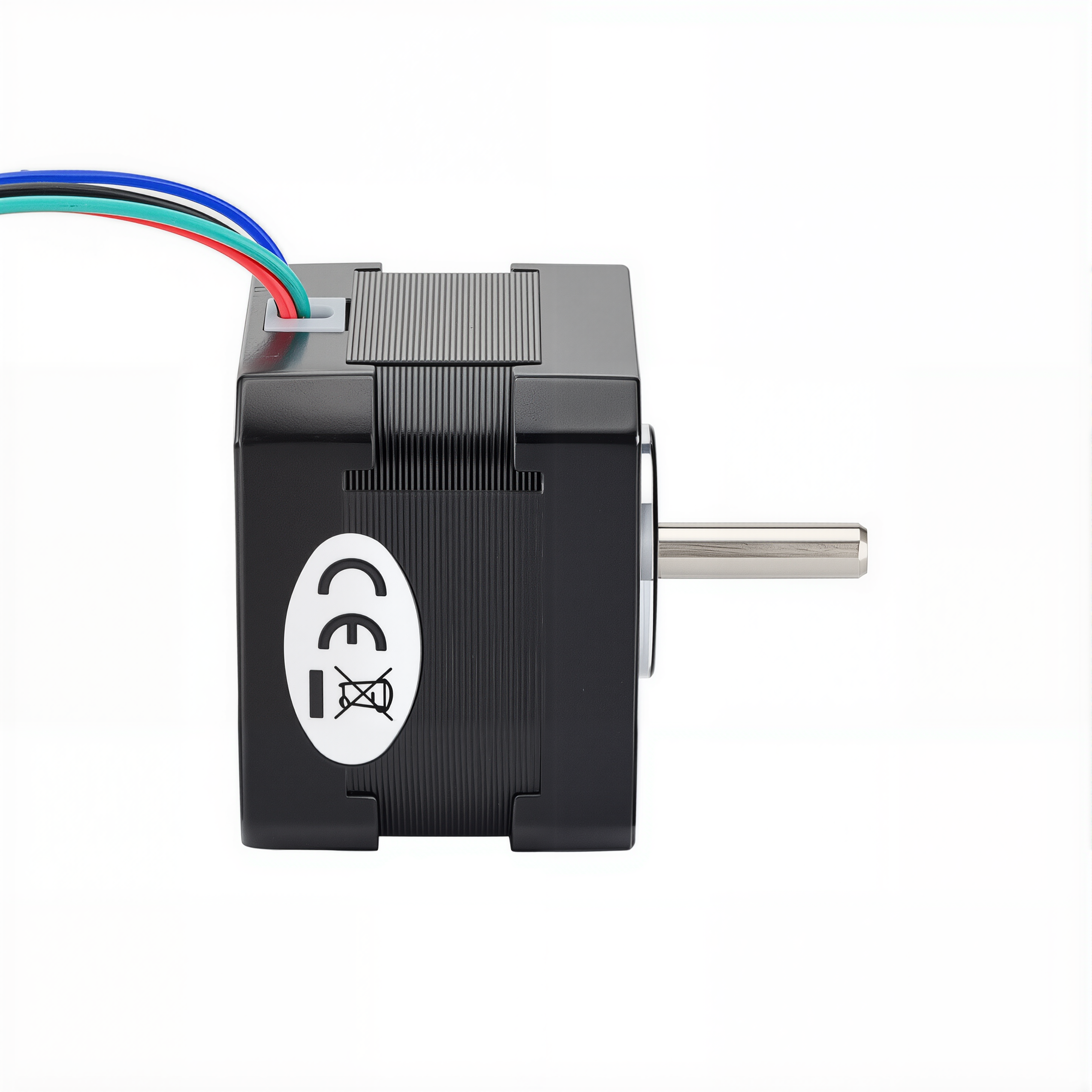 17 Single Shaft Bipolar Stepper Motor,1.8°Step,32N·cm Torque,0.4A Current,34mm Body,4_Wire