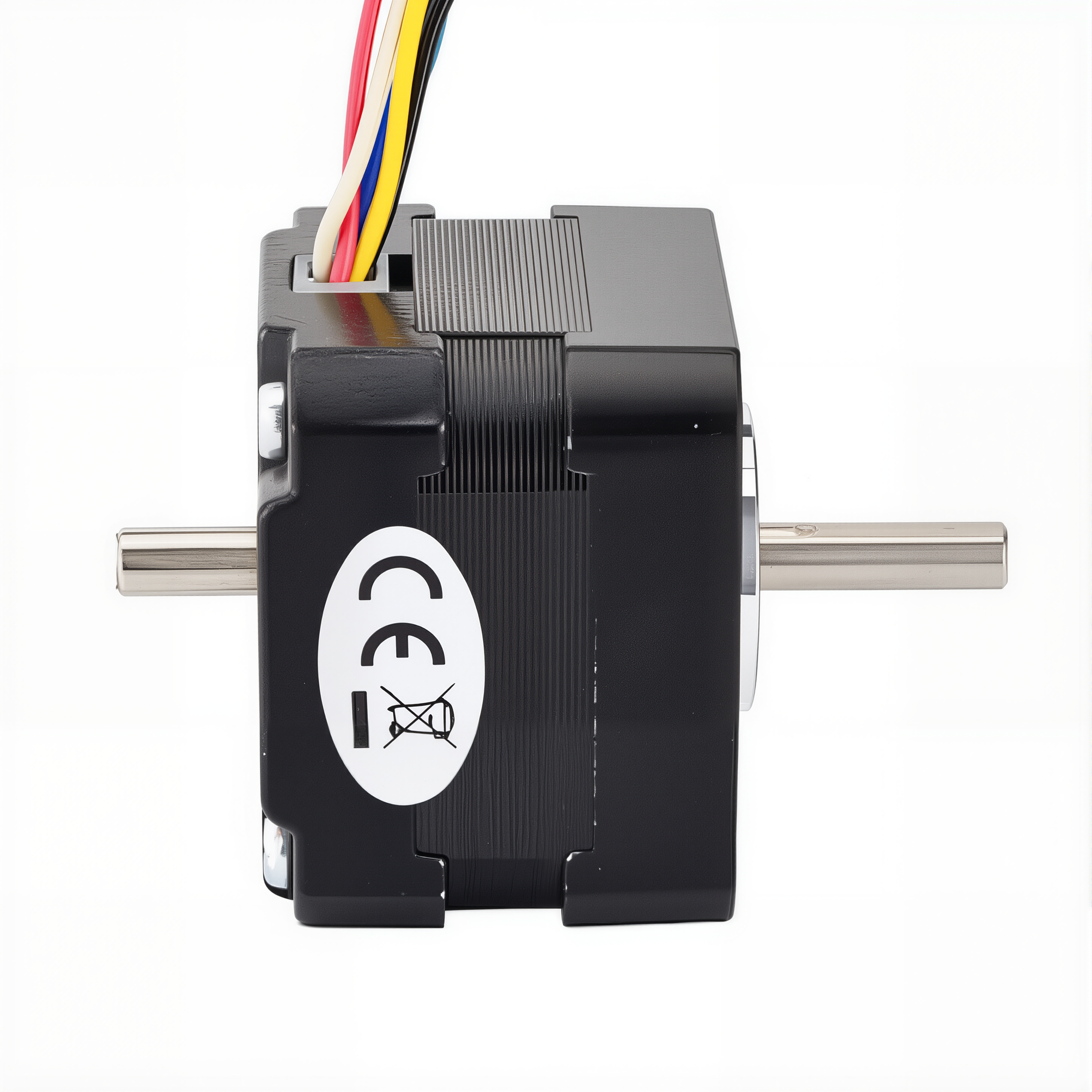 17 Dual Shaft Unipolar Stepper Motor,1.8°Step,16N·cm Torque,0.95A Current,33mm Body,6_Wire