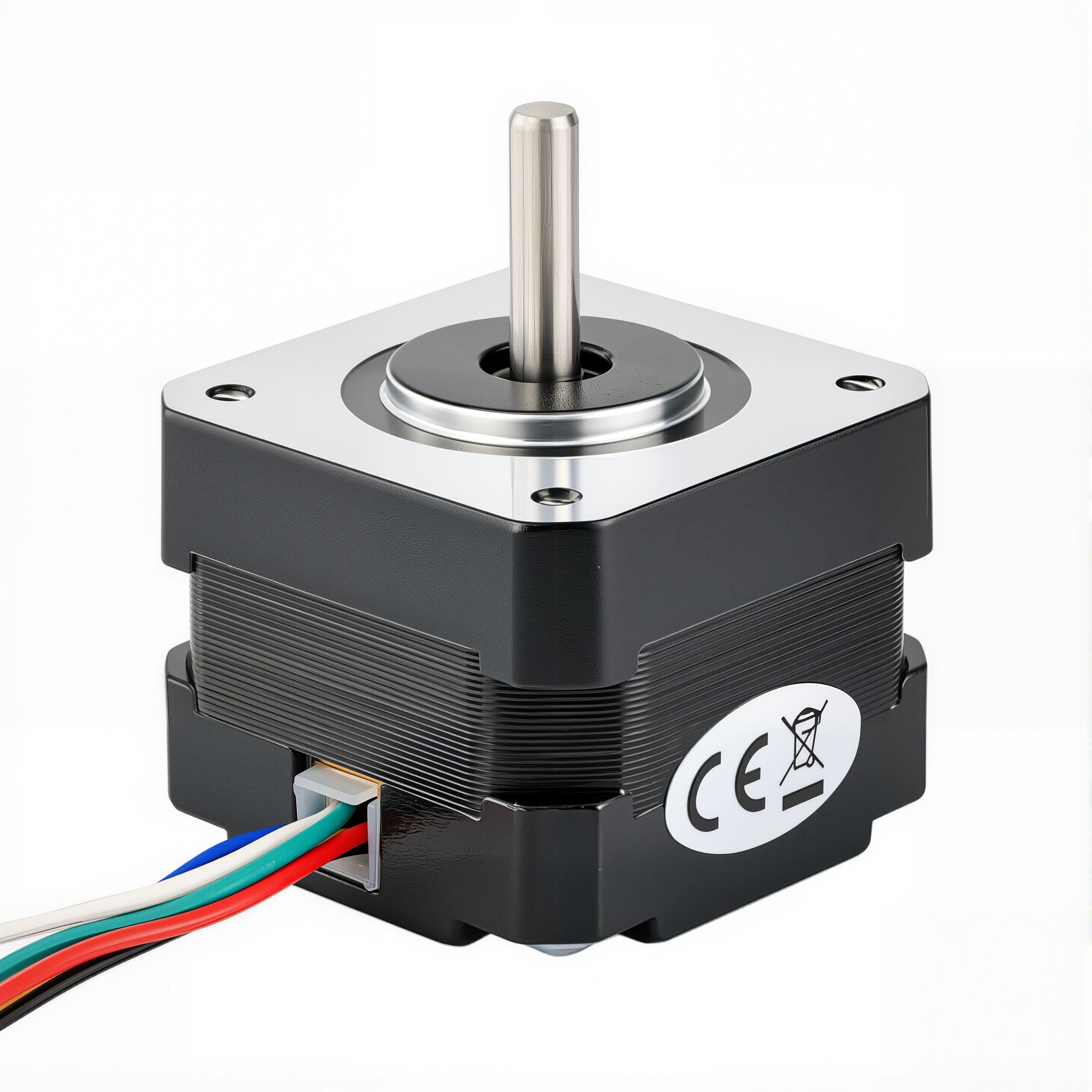 17 Single Shaft Unipolar Stepper Motor,1.8°Step,16N·cm Torque,0.95A Current,33mm Body,6_Wire