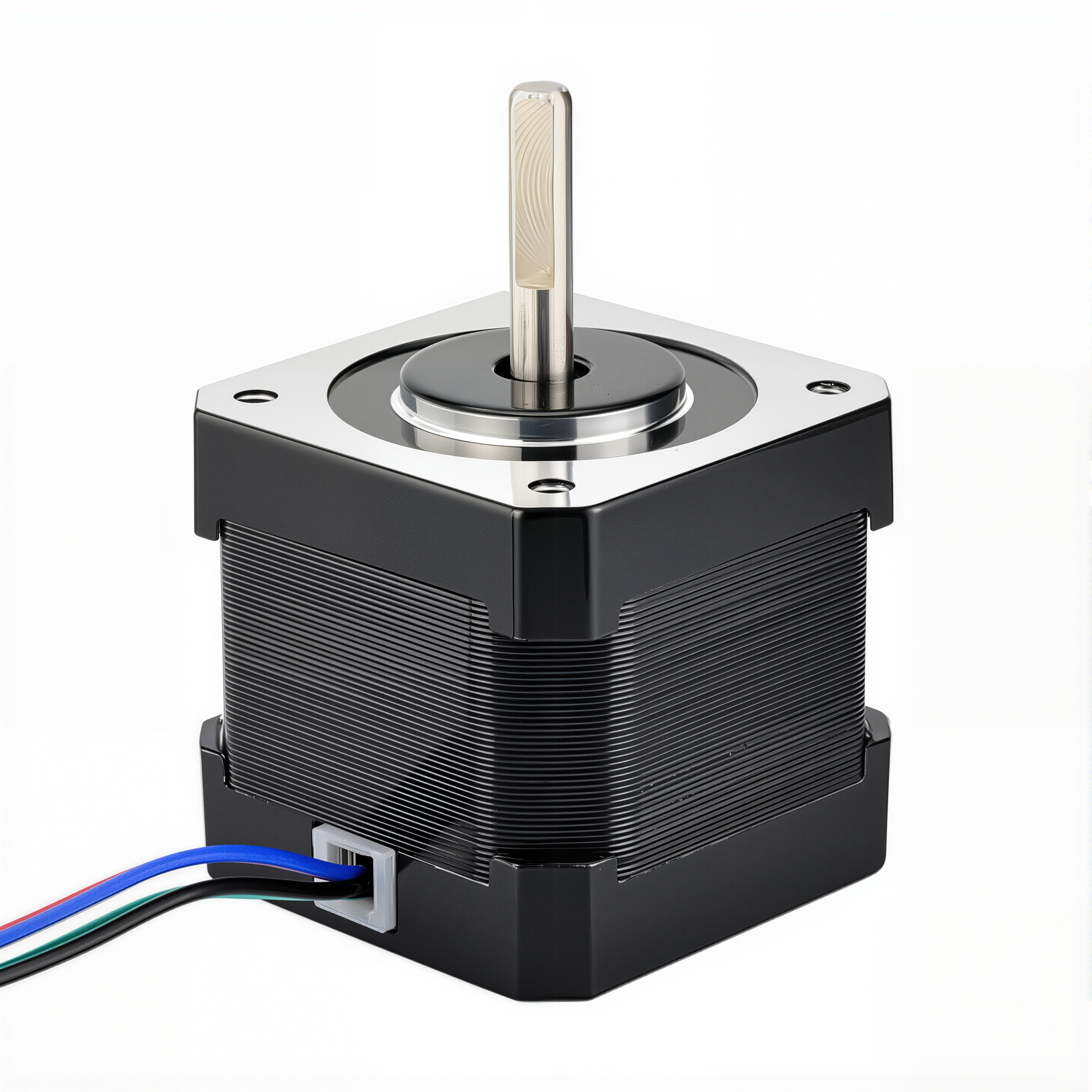 17 Single Shaft Bipolar Stepper Motor,1.8°Step,40N·cm Torque,0.4A Current,40mm Body,4_Wire