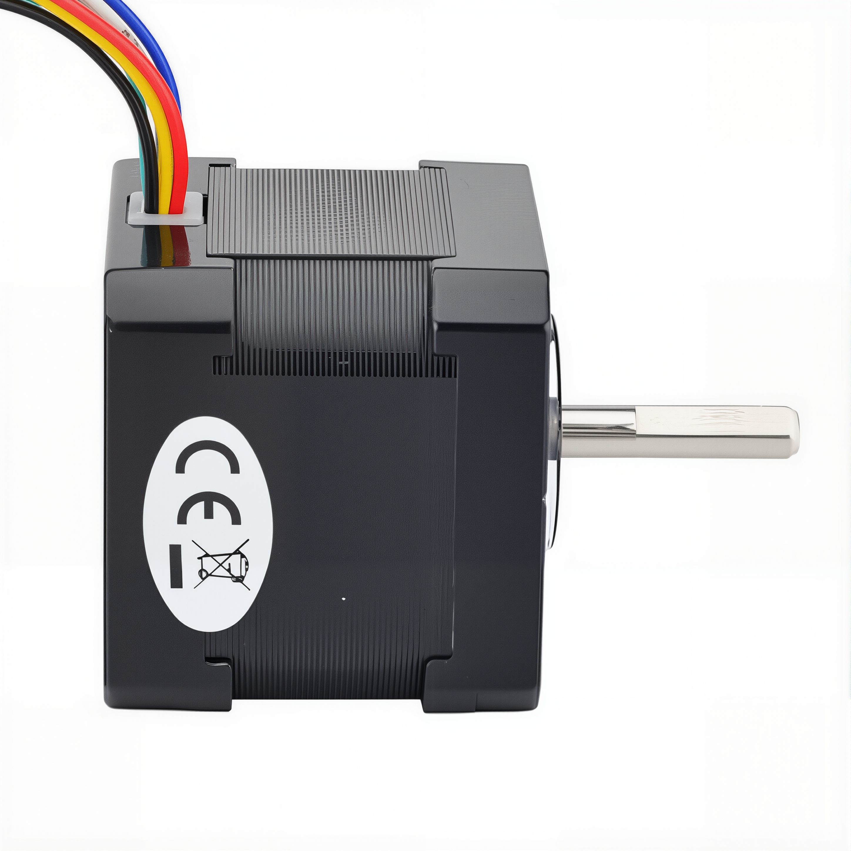 17 Single Shaft Unipolar Stepper Motor,1.8°Step,26N·cm Torque,0.4A Current,38mm Body,6_Wire