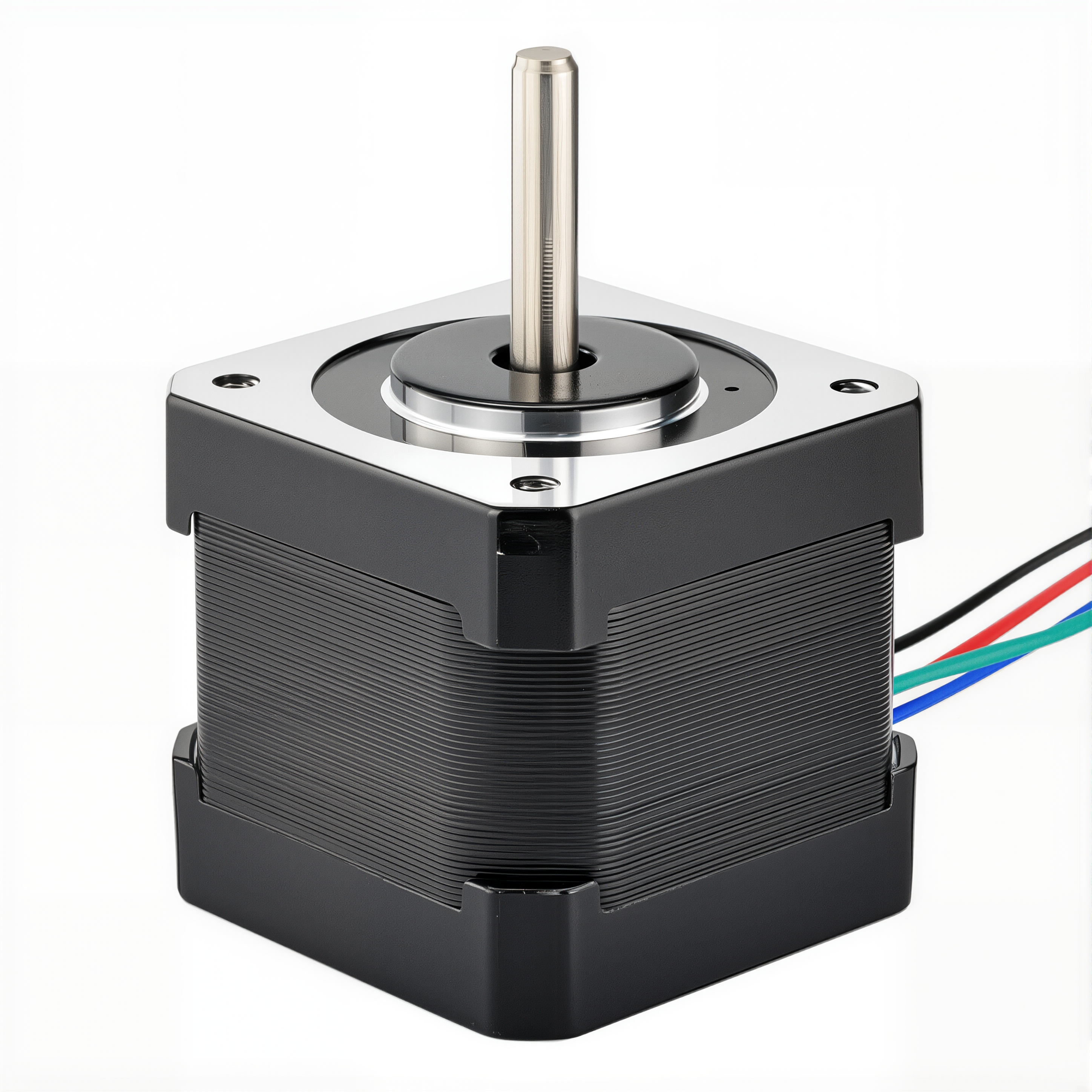 17 Single Shaft Bipolar Stepper Motor,1.8°Step,36N·cm Torque,0.85A Current,39mm Body,4_Wire