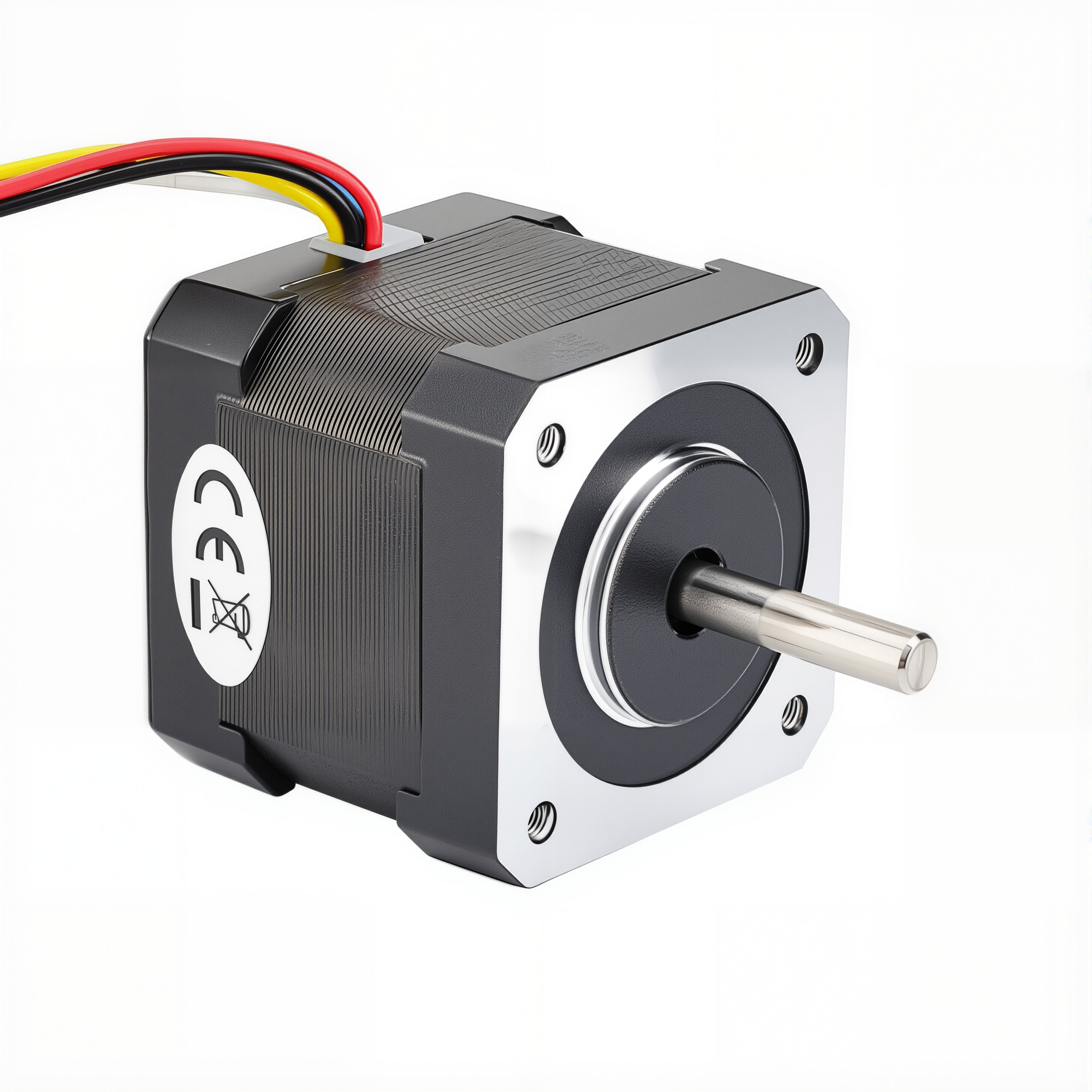 17 Single Shaft Unipolar Stepper Motor,1.8°Step,26N·cm Torque,1.2A Current,39mm Body,6_Wire