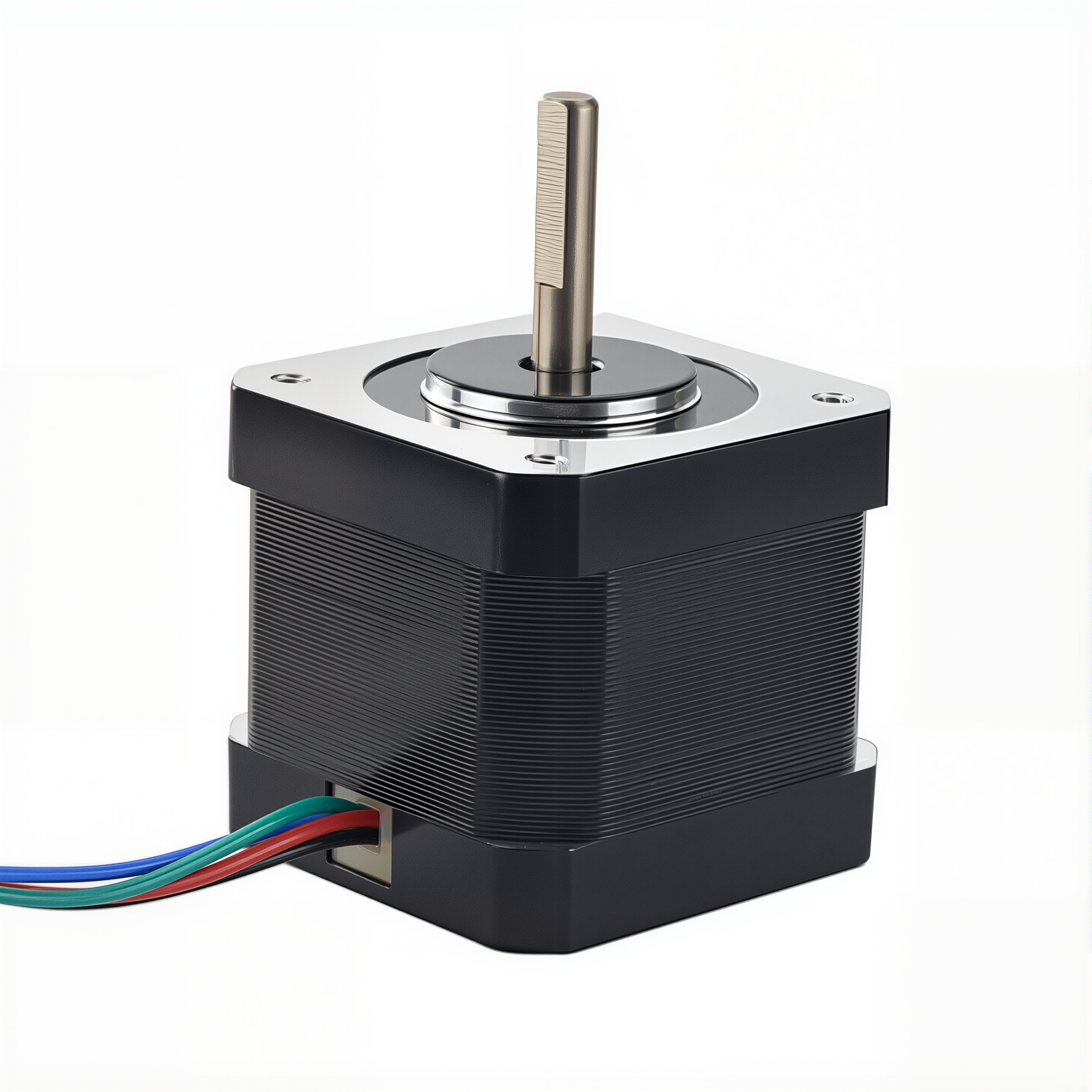 17 Single Shaft Bipolar Stepper Motor,1.8°Step,45N·cm Torque,1.5A Current,39mm Body,4_Wire
