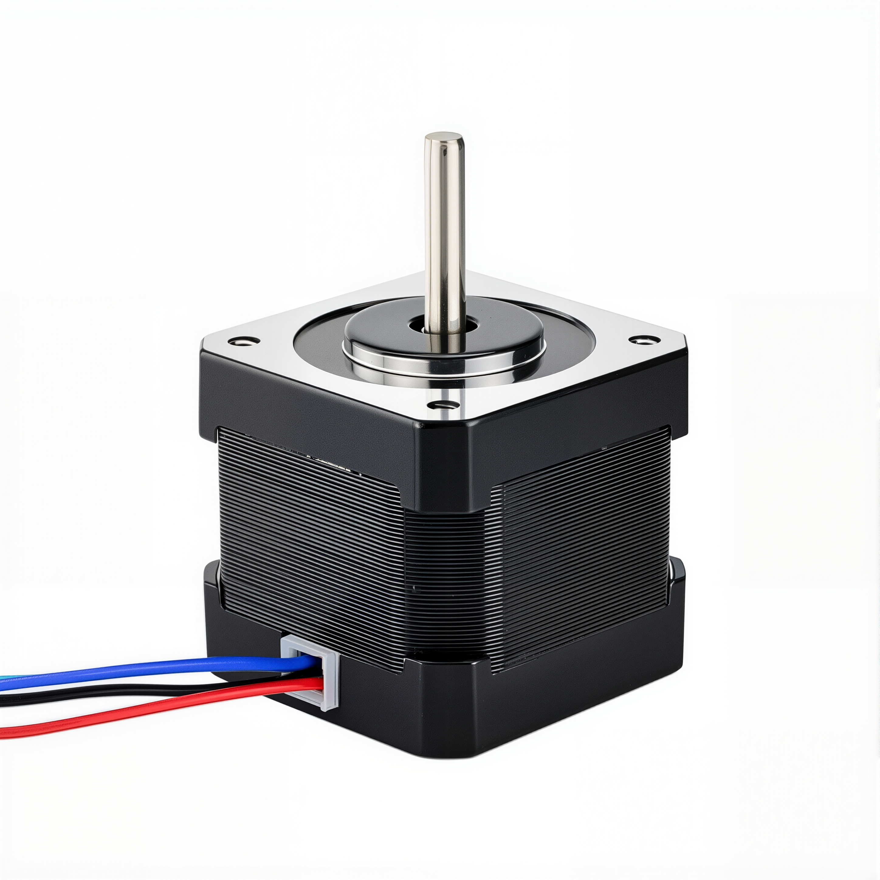 17 Single Shaft Bipolar Stepper Motor,1.8°Step,40N·cm Torque,2A Current,40mm Body,4_Wire