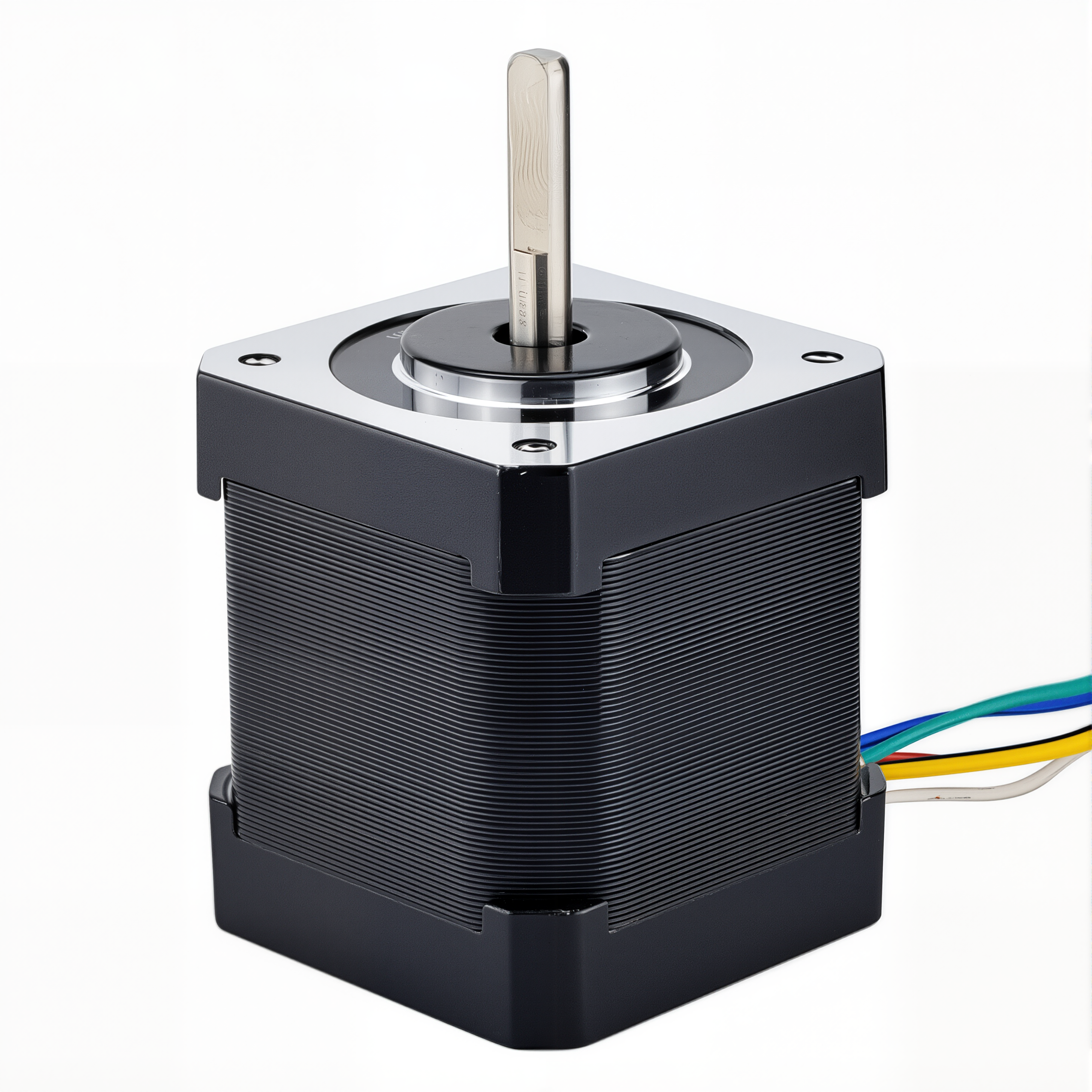 17 Single Shaft Unipolar Stepper Motor,1.8°Step,32N·cm Torque,0.4A Current,48mm Body,6_Wire