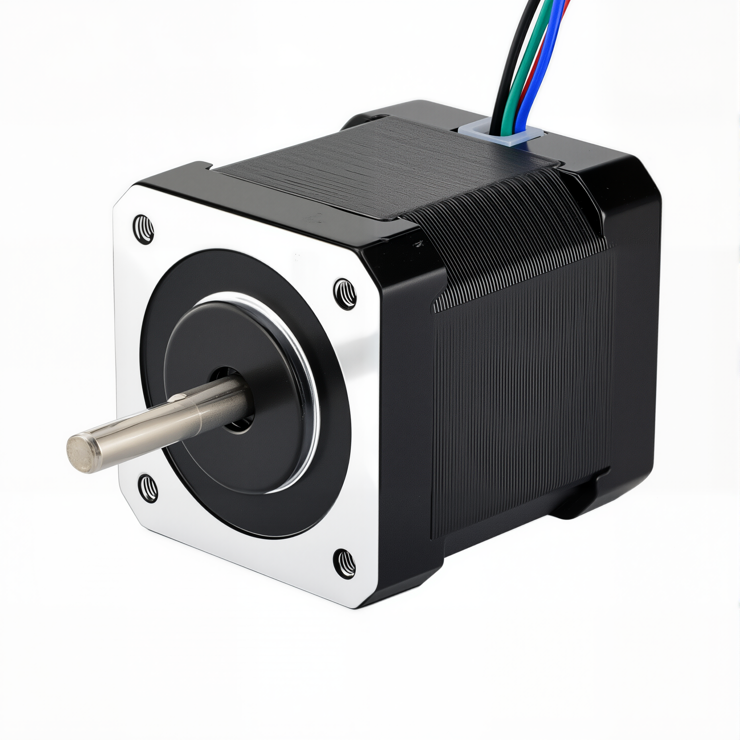 17 Single Shaft Bipolar Stepper Motor,1.8°Step,44N·cm Torque,0.85A Current,48mm Body,4_Wire