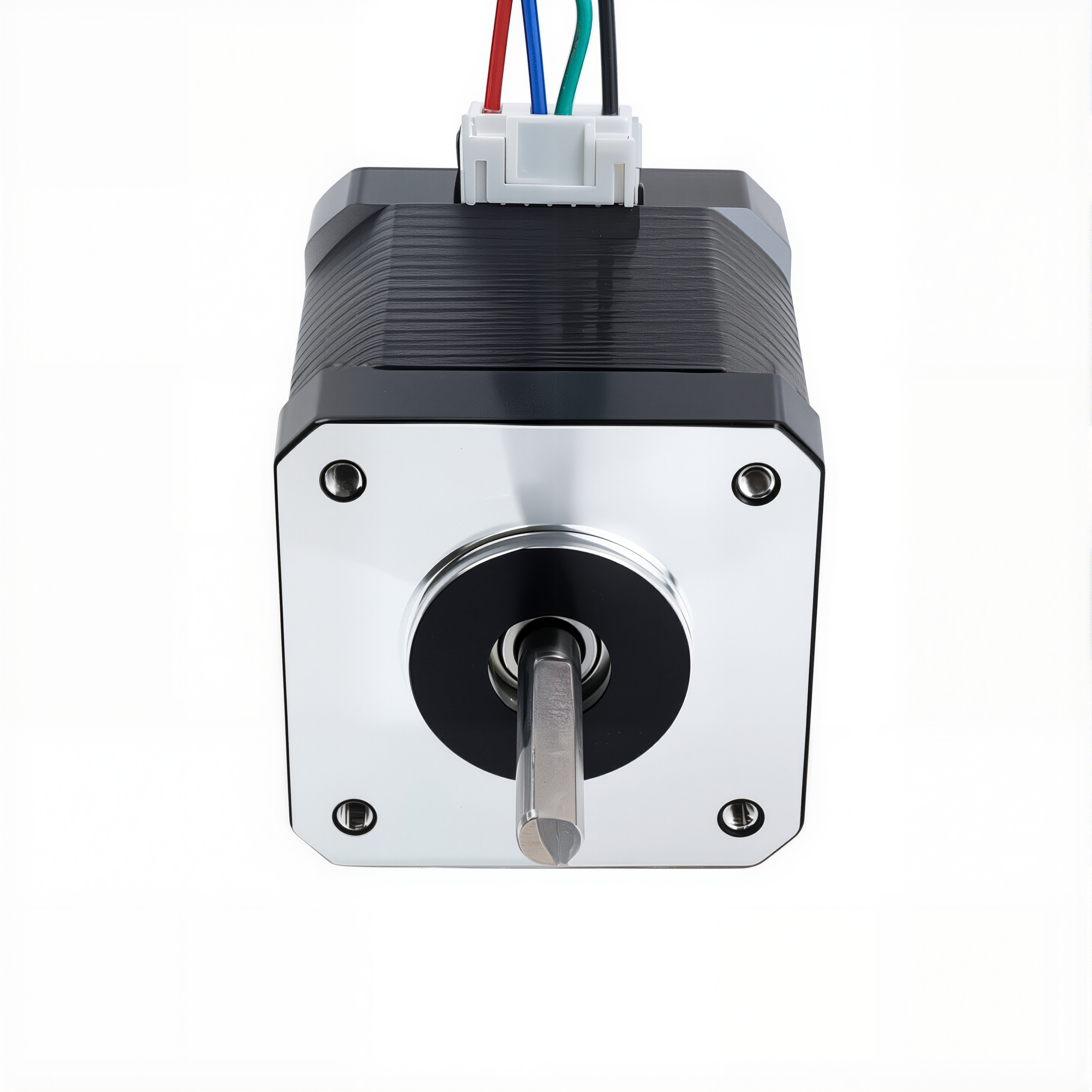 17 Single Shaft Bipolar Stepper Motor,1.8°Step,52N·cm Torque,1.68A Current,48mm Body,4_Wire