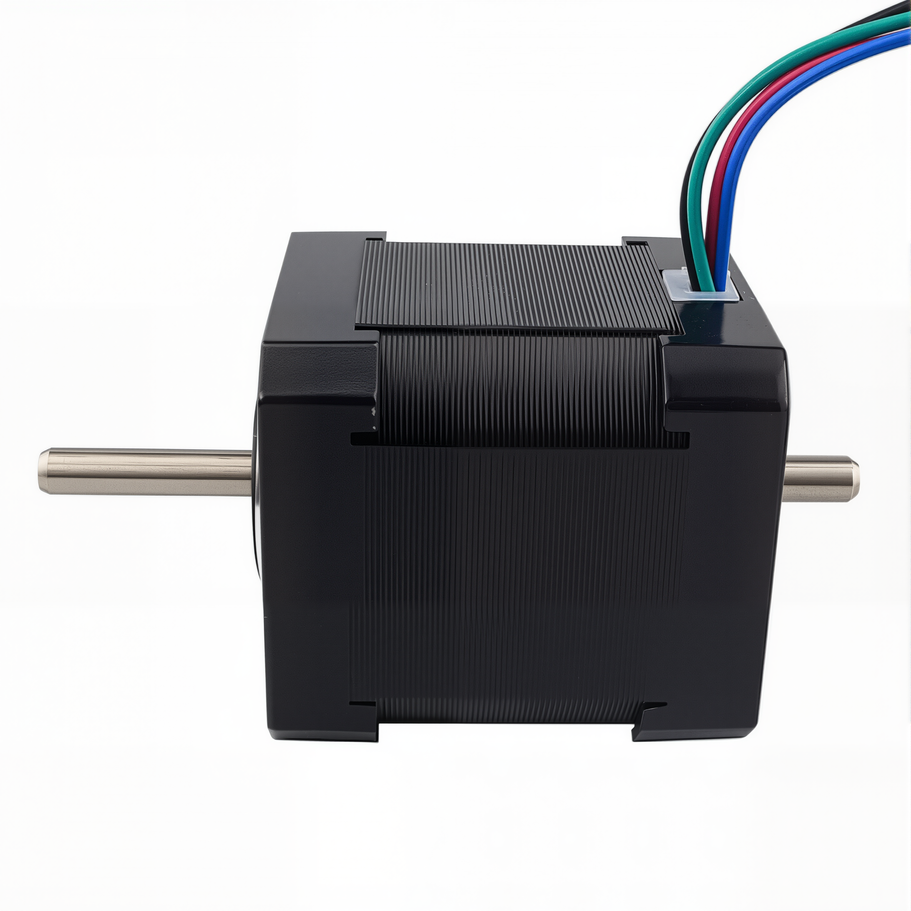 17 Dual Shaft Bipolar Stepper Motor,1.8°Step,41N·cm Torque,2A Current,48mm Body,4_Wire