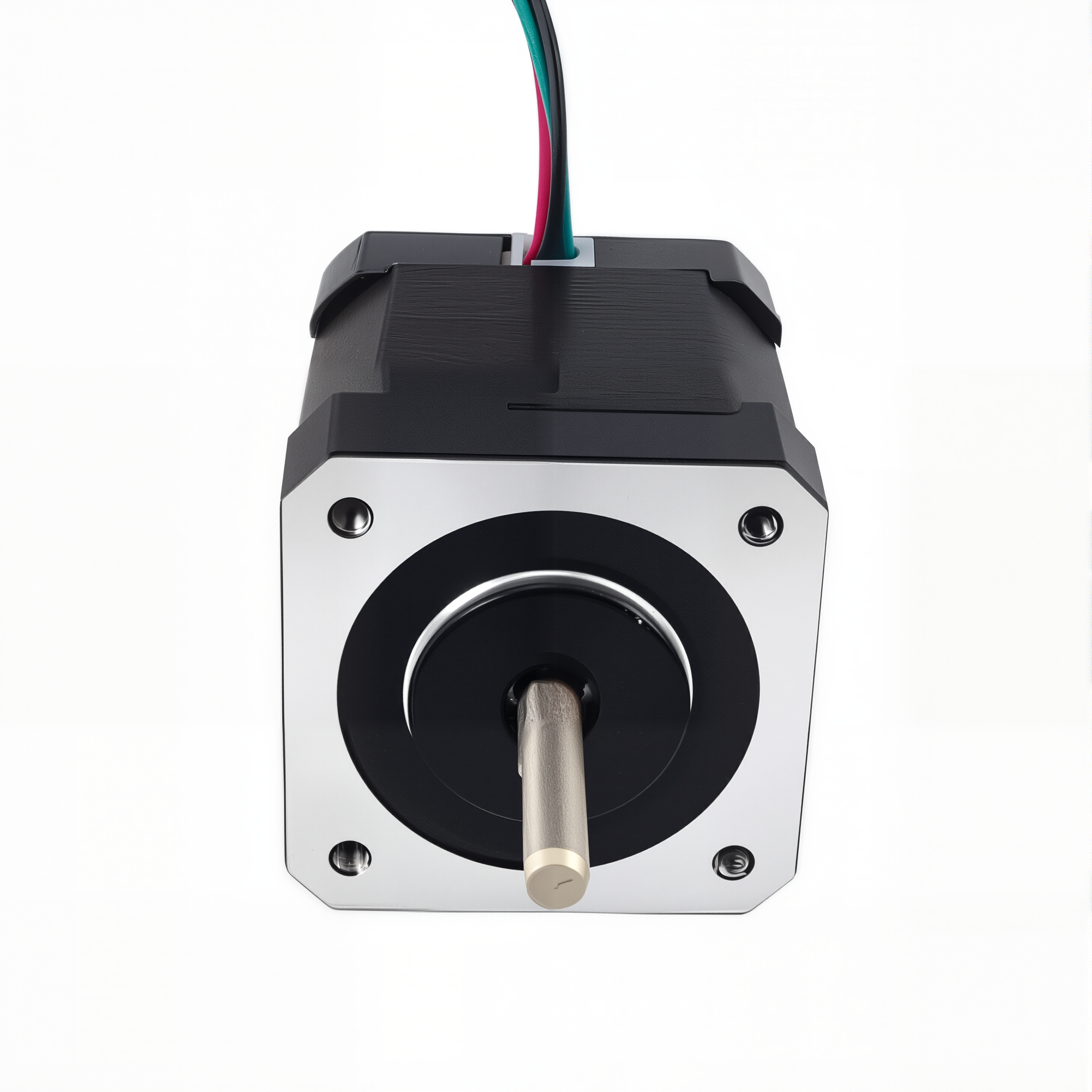 17 Dual Shaft Bipolar Stepper Motor,1.8°Step,41N·cm Torque,2A Current,48mm Body,4_Wire
