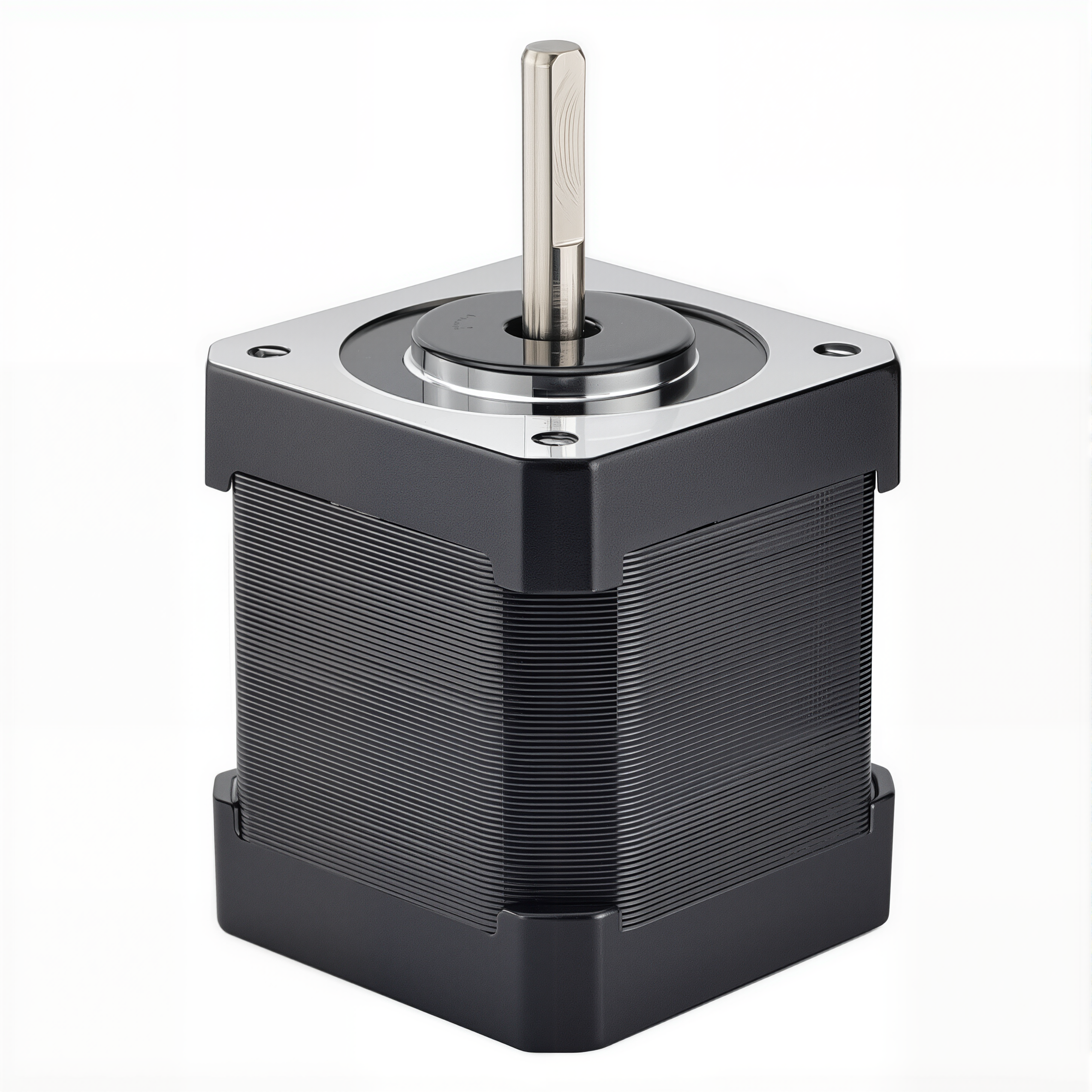 17 Single Shaft Bipolar Stepper Motor,1.8°Step,52N·cm Torque,2A Current,48mm Body,4_Wire