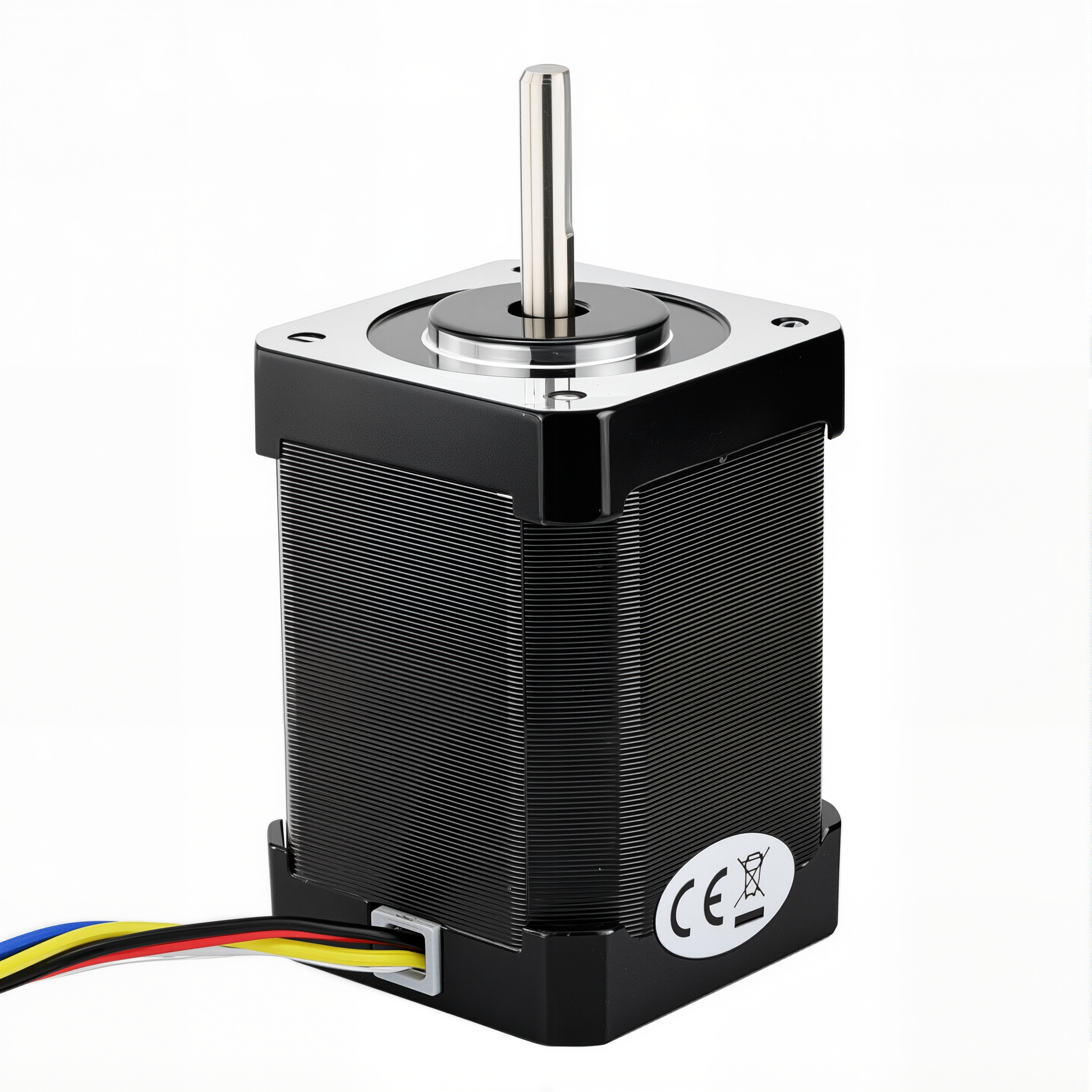 17 Single Shaft Unipolar Stepper Motor,1.8°Step,65N·cm Torque,1.2A Current,60mm Body,6_Wire