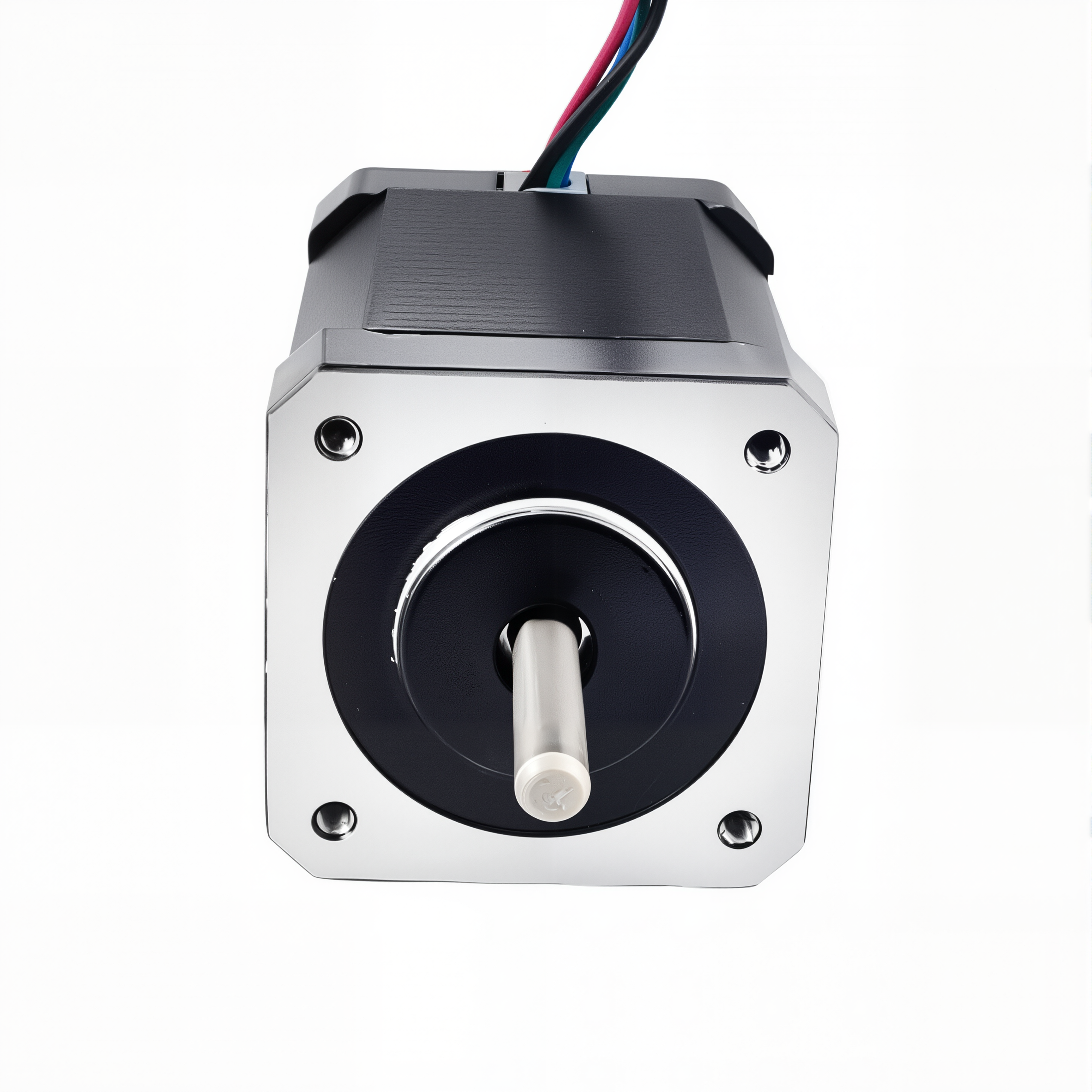 17 Dual Shaft Bipolar Stepper Motor,1.8°Step,65N·cm Torque,2.1A Current,60mm Body,4_Wire