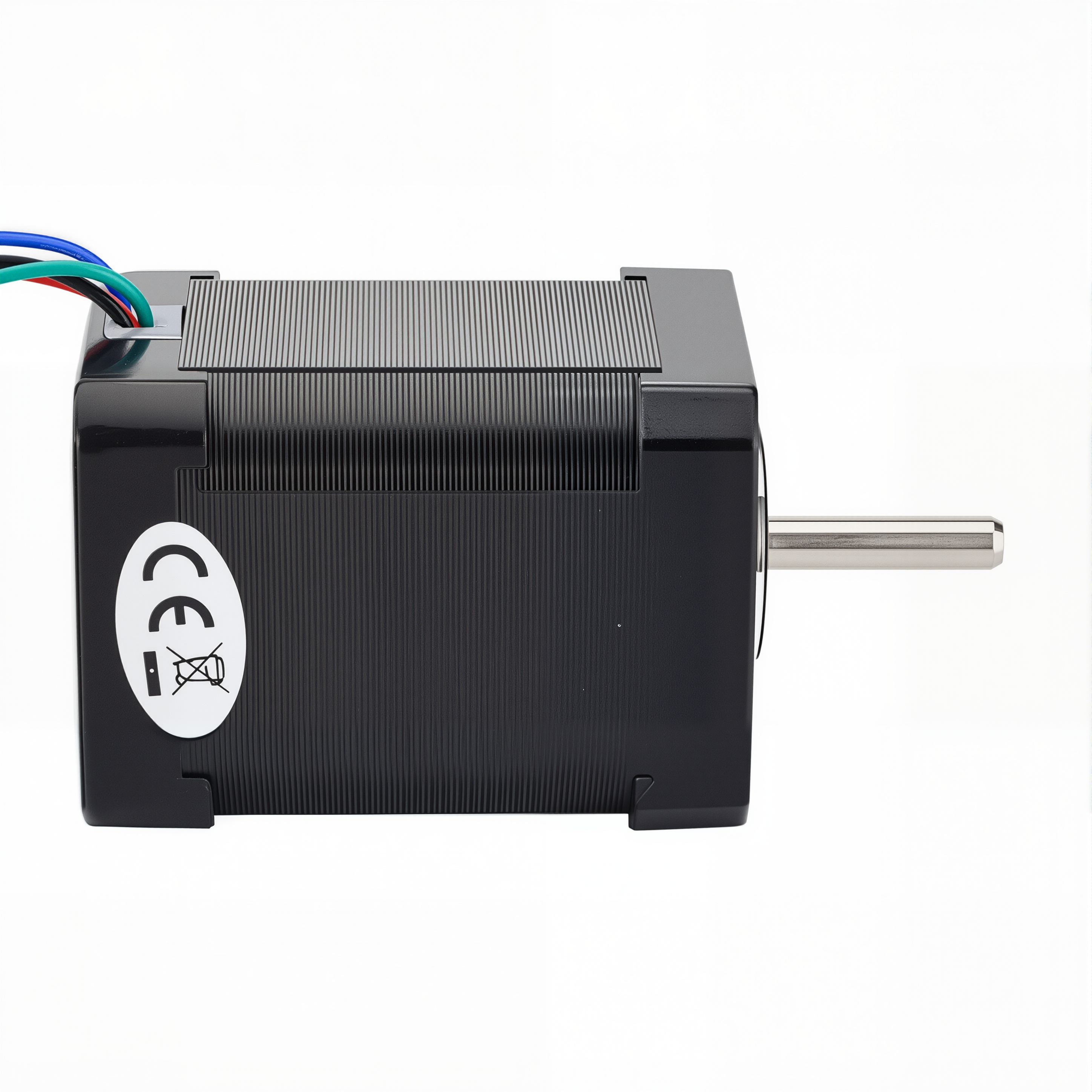 17 Single Shaft Bipolar Stepper Motor,1.8°Step,70N·cm Torque,2A Current,60mm Body,4_Wire