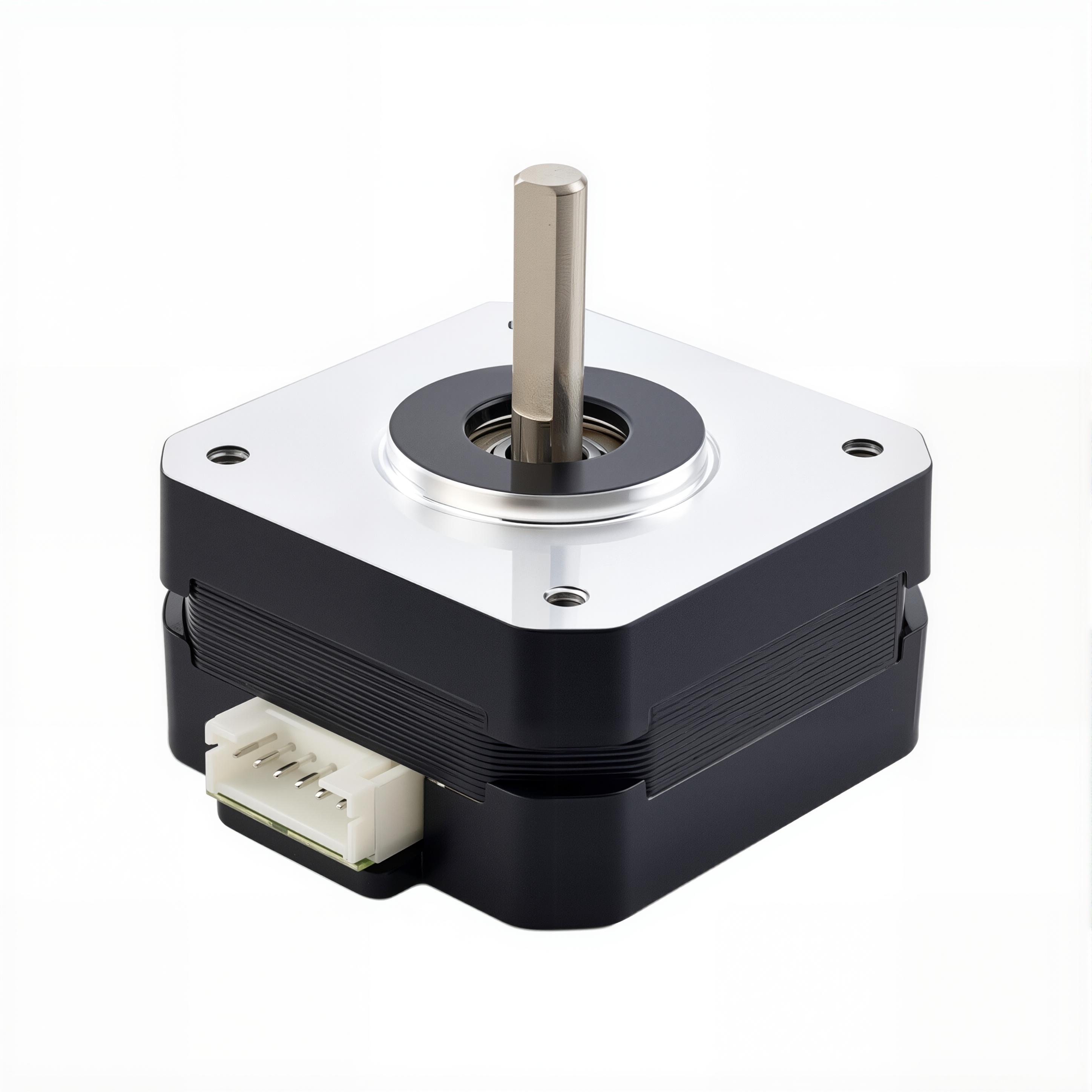 17 Single Shaft Bipolar Stepper Motor,1.8°Step,17N·cm Torque,1A Current,23mm Body,4_Wire