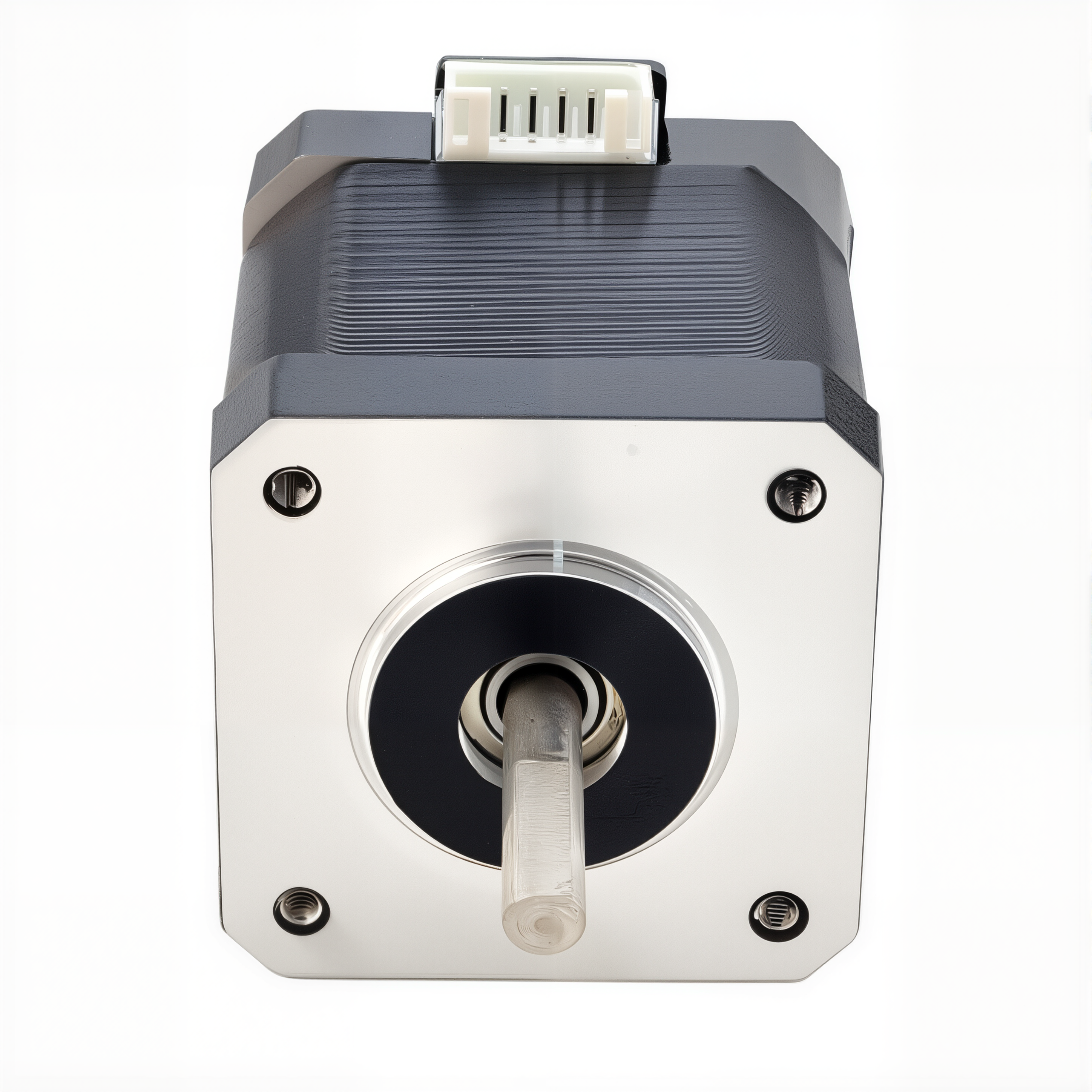 17 Single Shaft Bipolar Stepper Motor,1.8°Step,52N·cm Torque,2A Current,48mm Body,4_Wire
