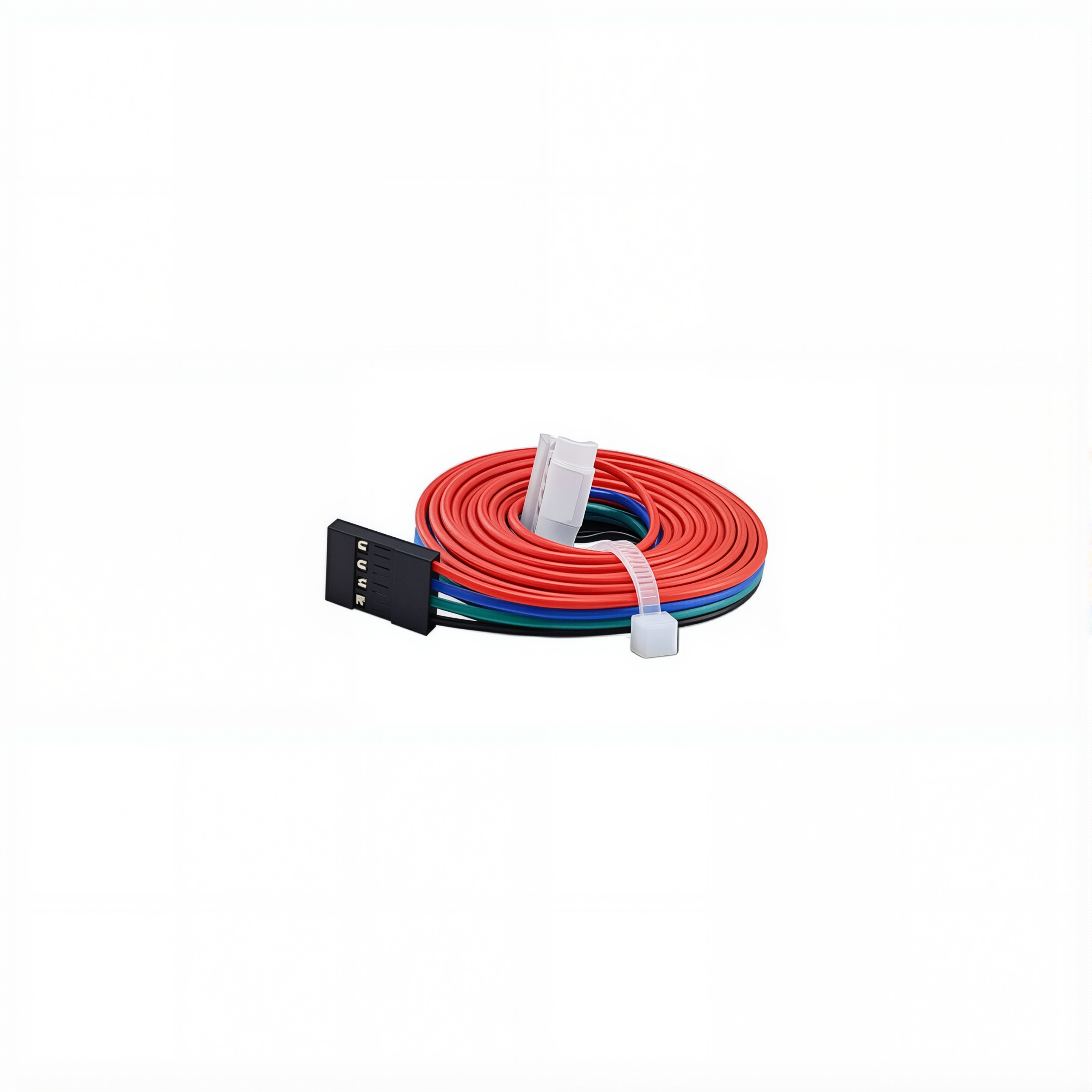 17 Single Shaft Bipolar Stepper Motor,1.8°Step,52N·cm Torque,2A Current,48mm Body,4_Wire