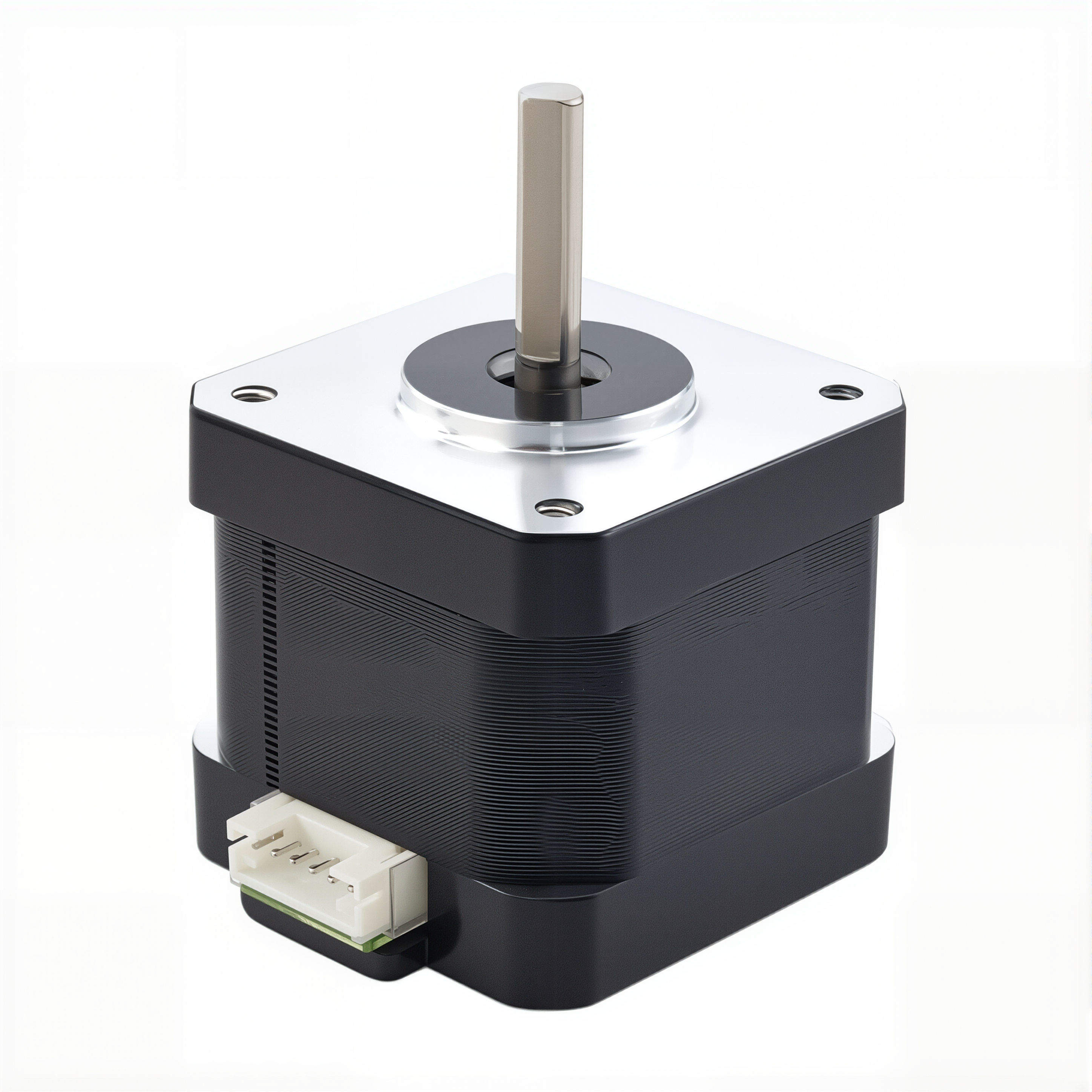 17 Single Shaft Bipolar Stepper Motor,0.9°Step,32N·cm Torque,2A Current,40mm Body,4_Wire