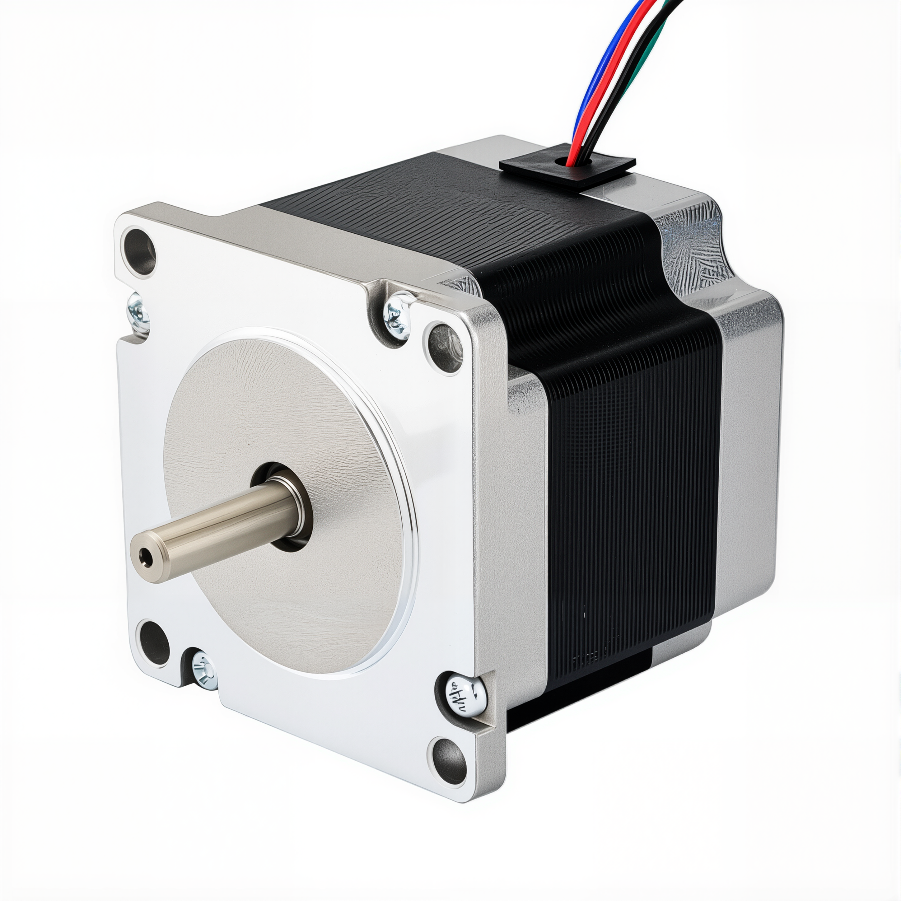 23 Single Shaft Bipolar Stepper Motor,0.9°Step,126N·cm Torque,2.8A Current,56mm Body,4_Wire
