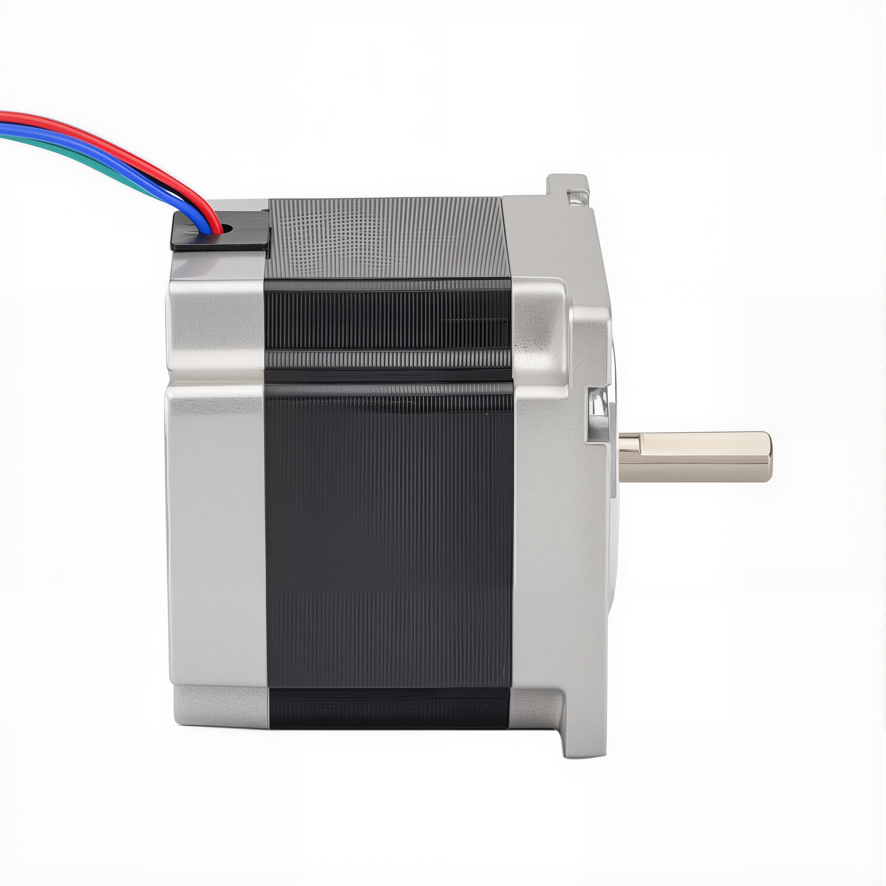 23 Single Shaft Bipolar Stepper Motor,0.9°Step,126N·cm Torque,2.8A Current,56mm Body,4_Wire