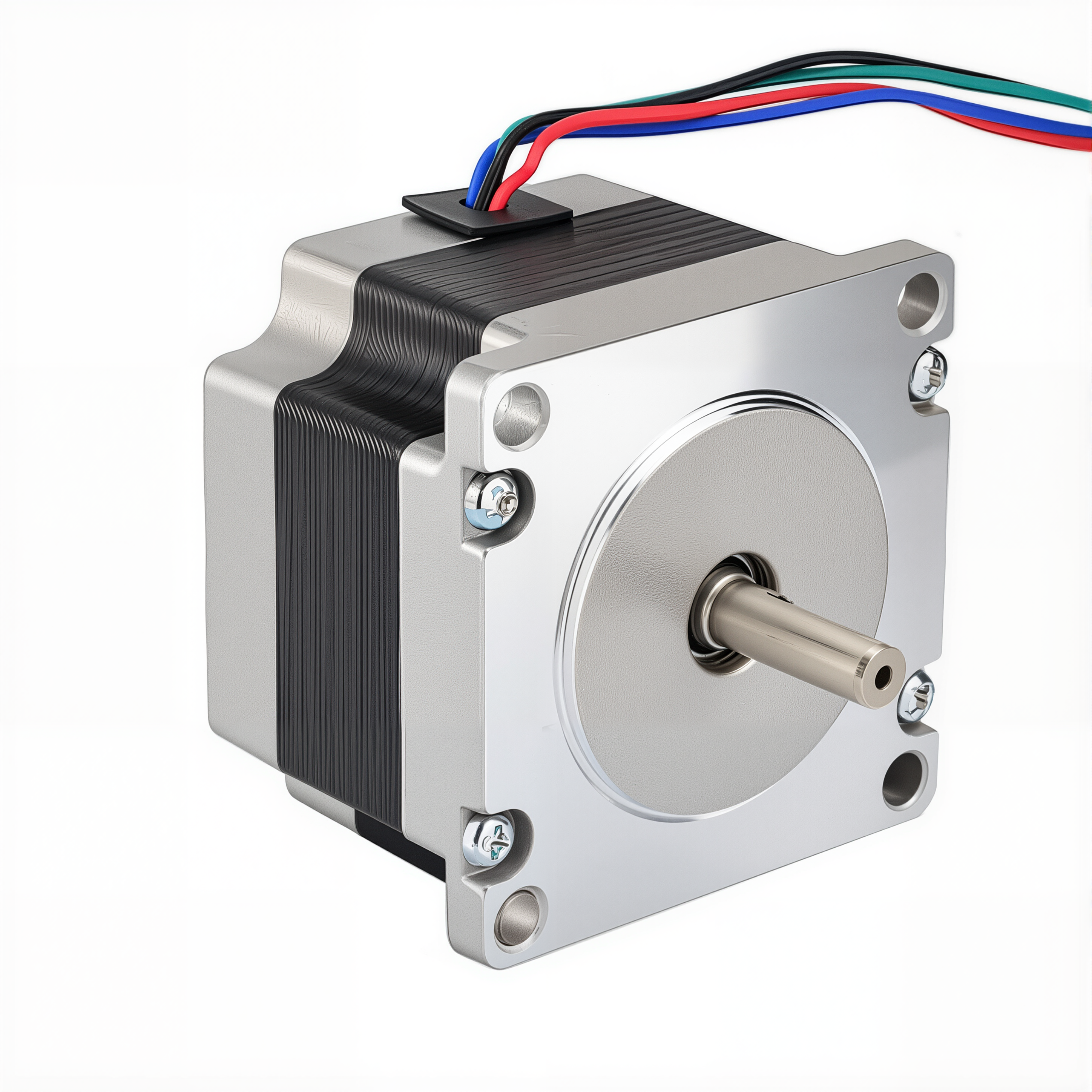 23 Single Shaft Bipolar Stepper Motor,1.8°Step,60N·cm Torque,0.88A Current,42mm Body,4_Wire