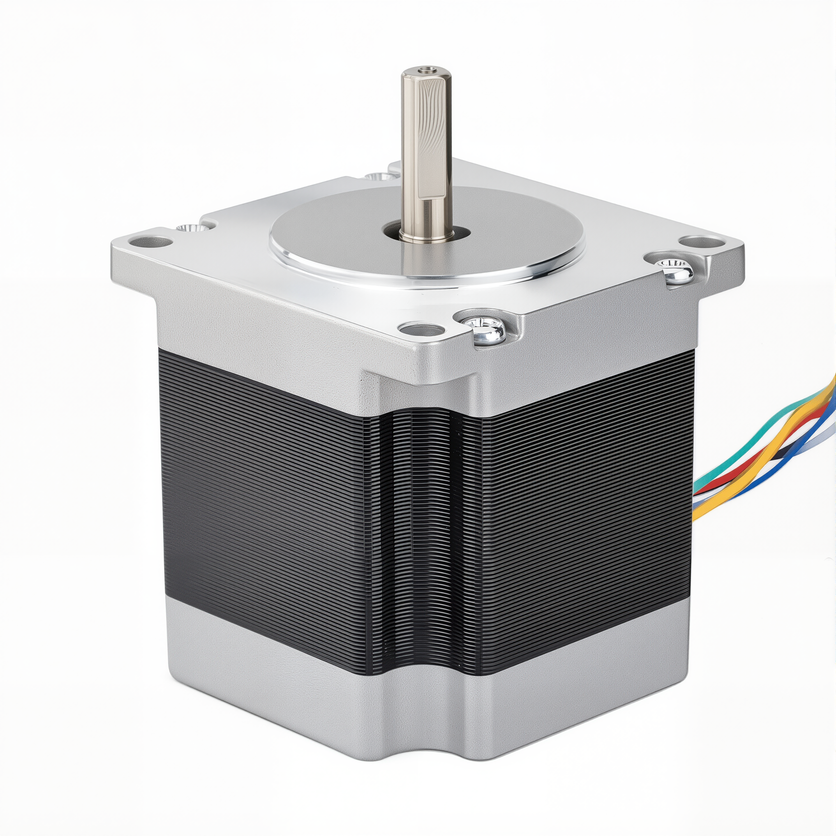 23 Single Shaft Unipolar Stepper Motor,1.8°Step,90N·cm Torque,1A Current,56mm Body,6_Wire