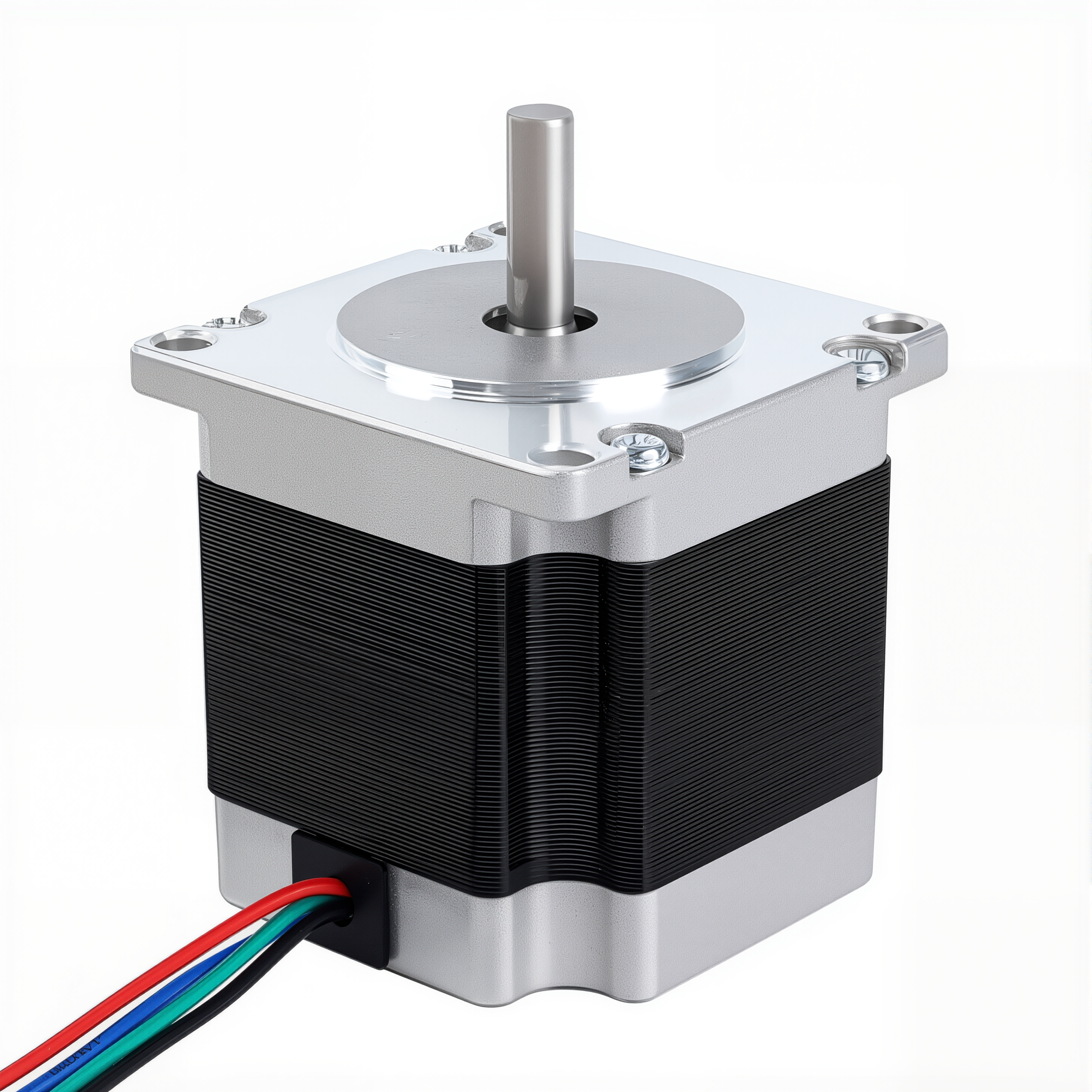 23 Single Shaft Bipolar Stepper Motor,1.8°Step,135N·cm Torque,1.5A Current,56mm Body,4_Wire