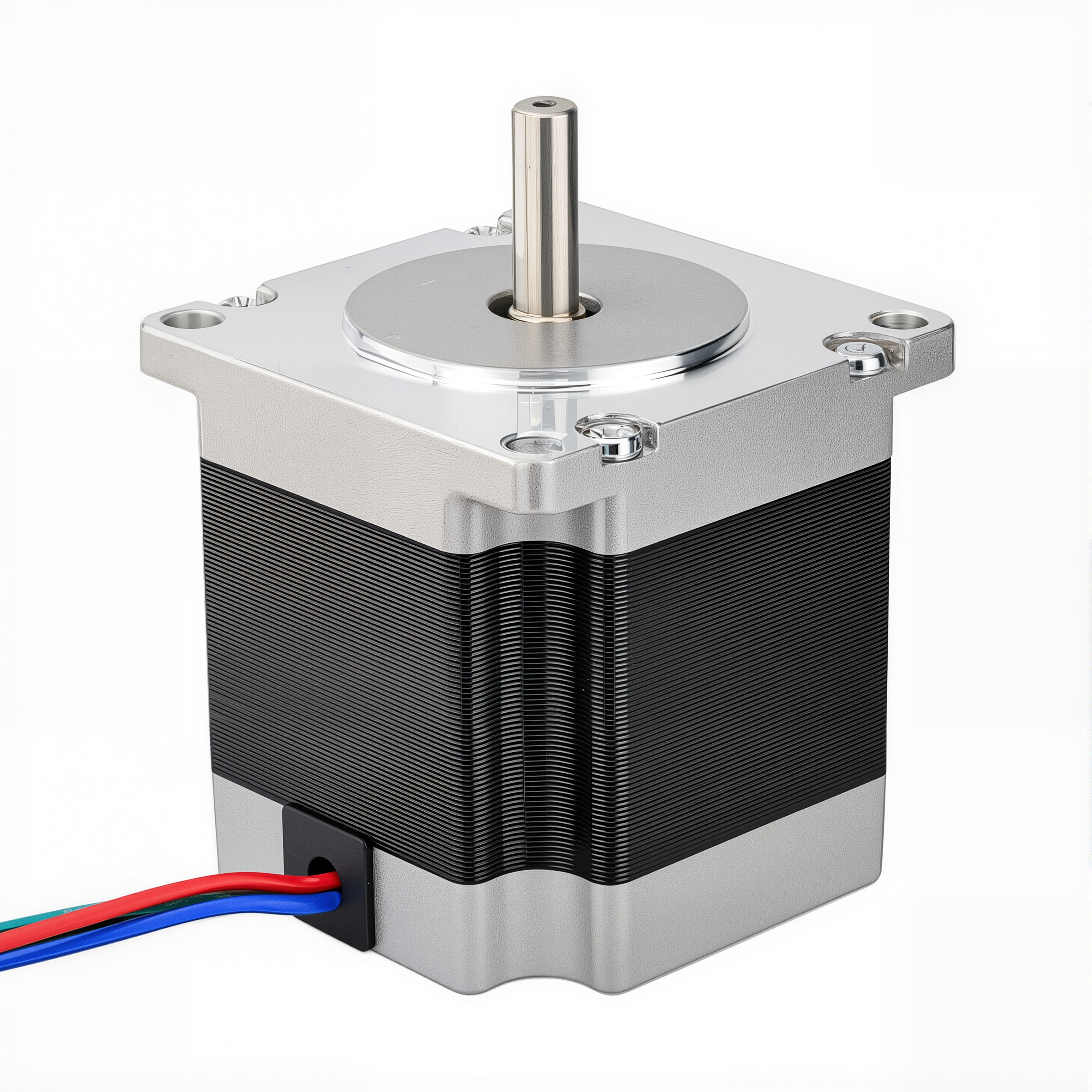 23 Single Shaft Bipolar Stepper Motor,1.8°Step,125N·cm Torque,2.8A Current,56mm Body,4_Wire