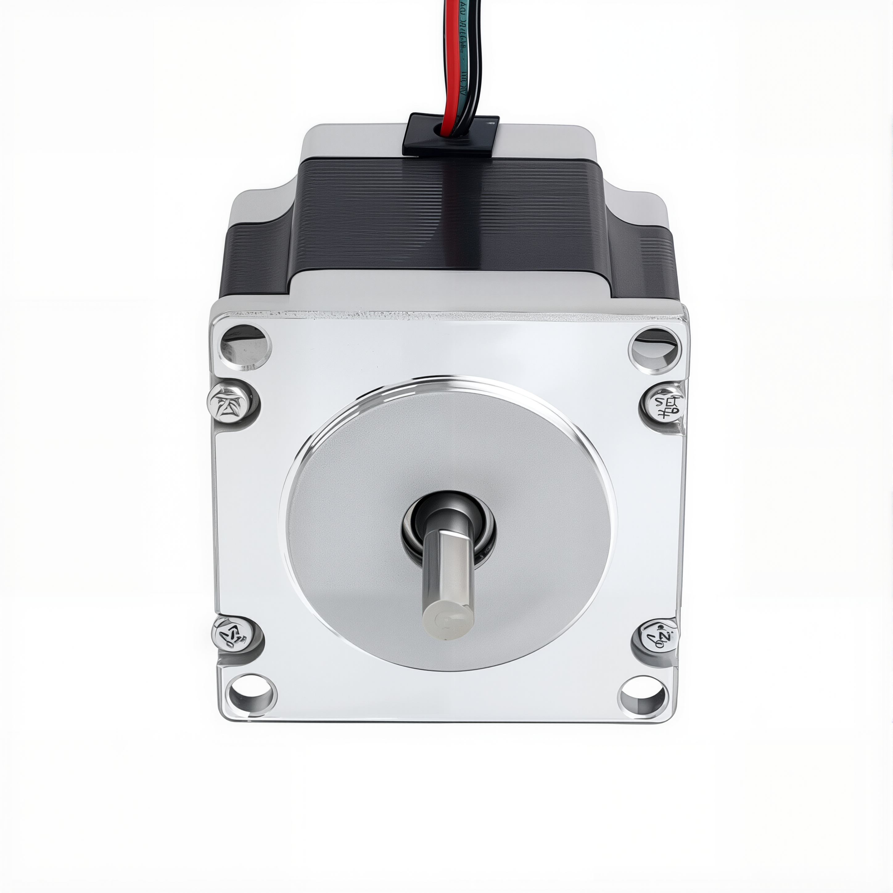 23 Single Shaft Bipolar Stepper Motor,1.8°Step,126N·cm Torque,2.8A Current,56mm Body,4_Wire