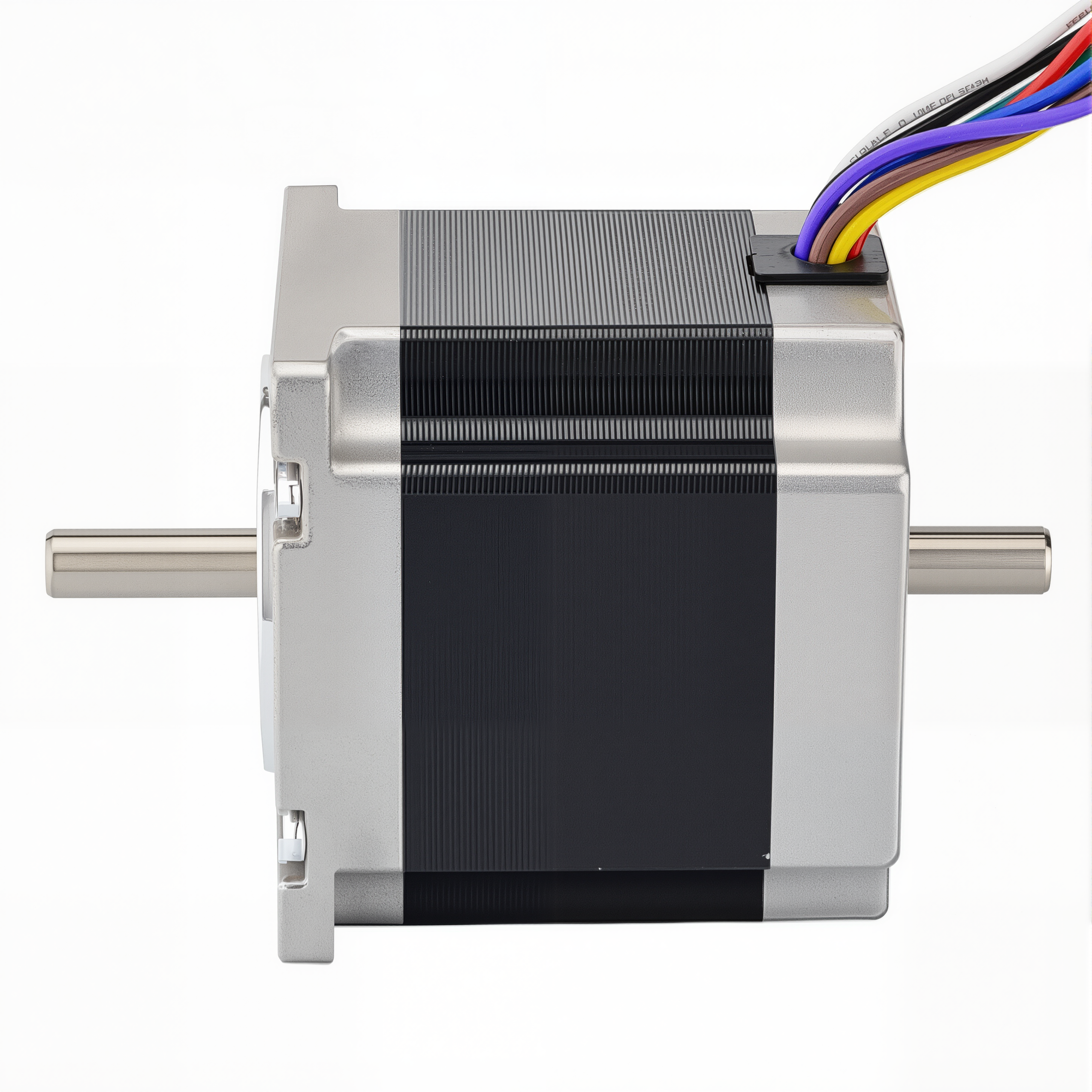 23 Dual Shaft Bipolar/Unipolar Stepper Motor,1.8°Step,126N·cm Torque,4.24A Current,56mm Body,8_Wire