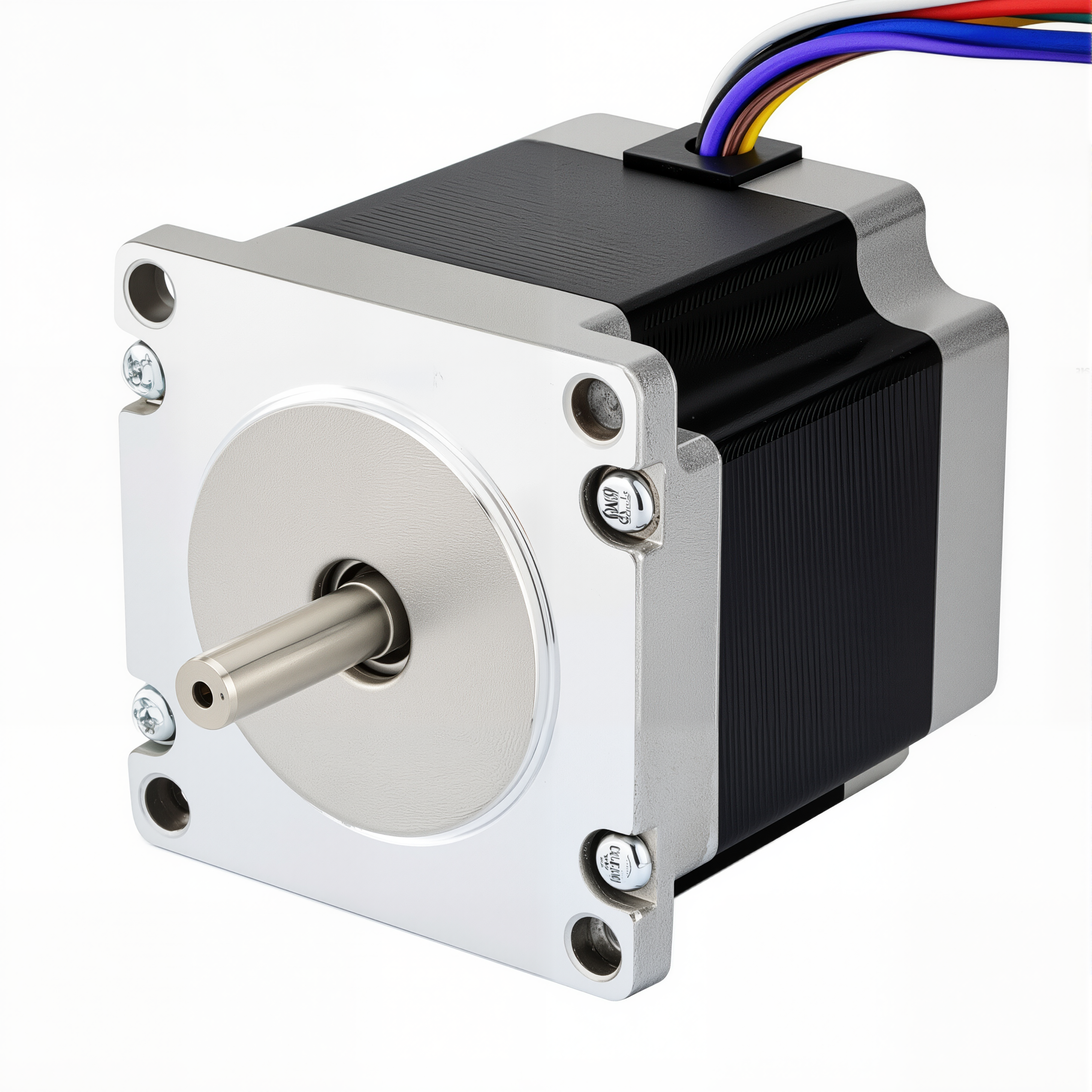 23 Dual Shaft Bipolar/Unipolar Stepper Motor,1.8°Step,126N·cm Torque,4.24A Current,56mm Body,8_Wire