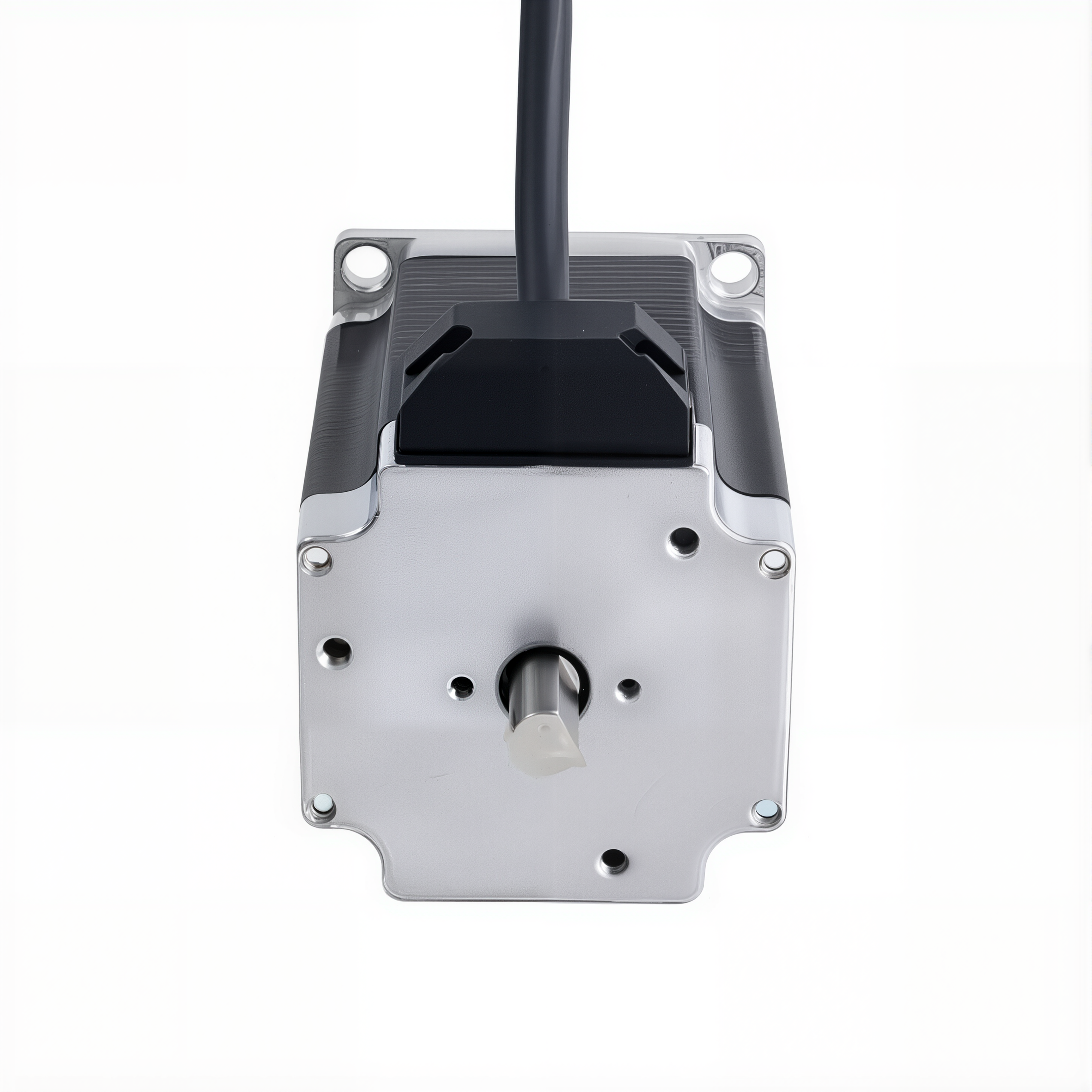 23 Dual Shaft Bipolar Stepper Motor,1.8°Step,189N·cm Torque,2.8A Current,76mm Body,4_Wire