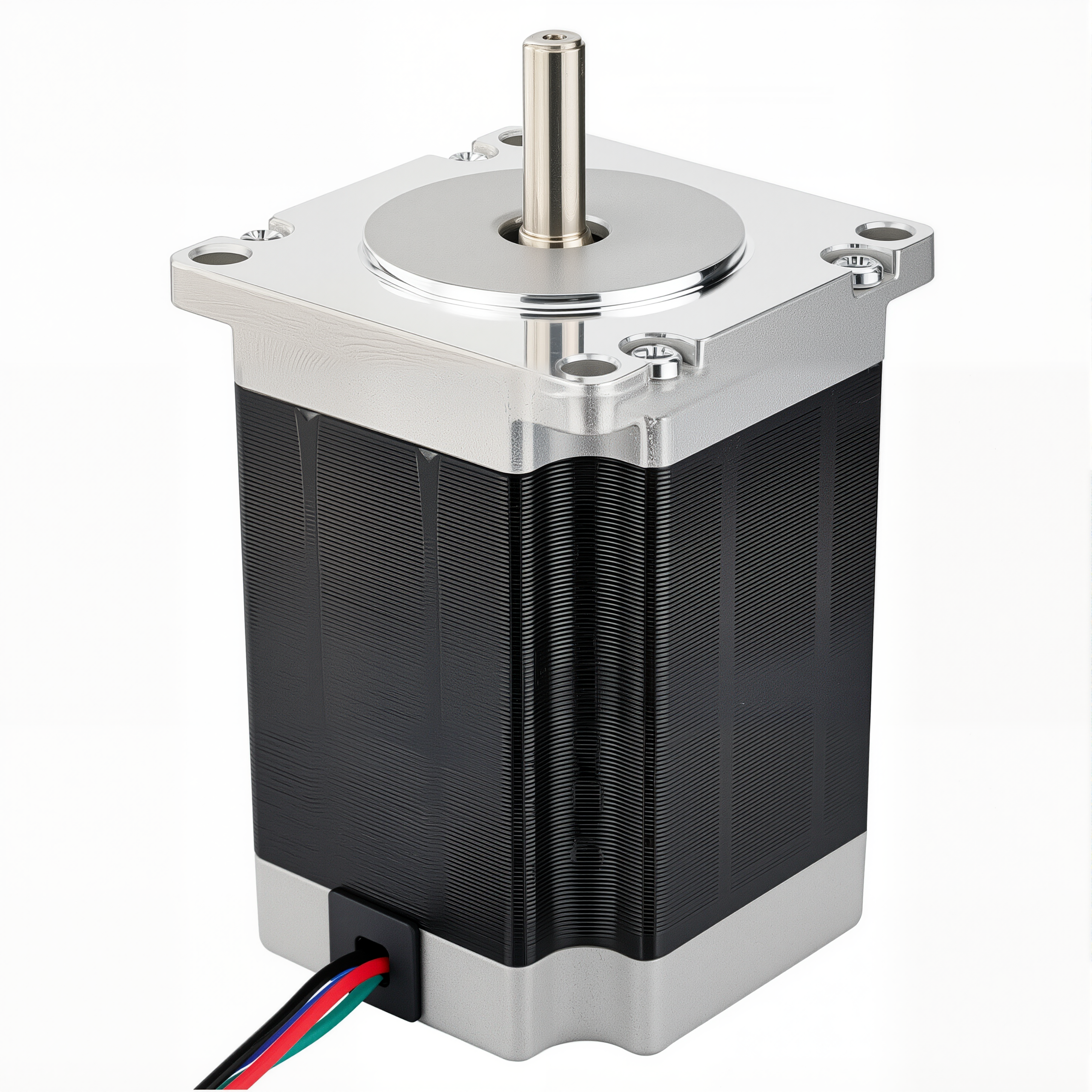 23 Single Shaft Bipolar Stepper Motor,1.8°Step,190N·cm Torque,2.8A Current,76mm Body,4_Wire