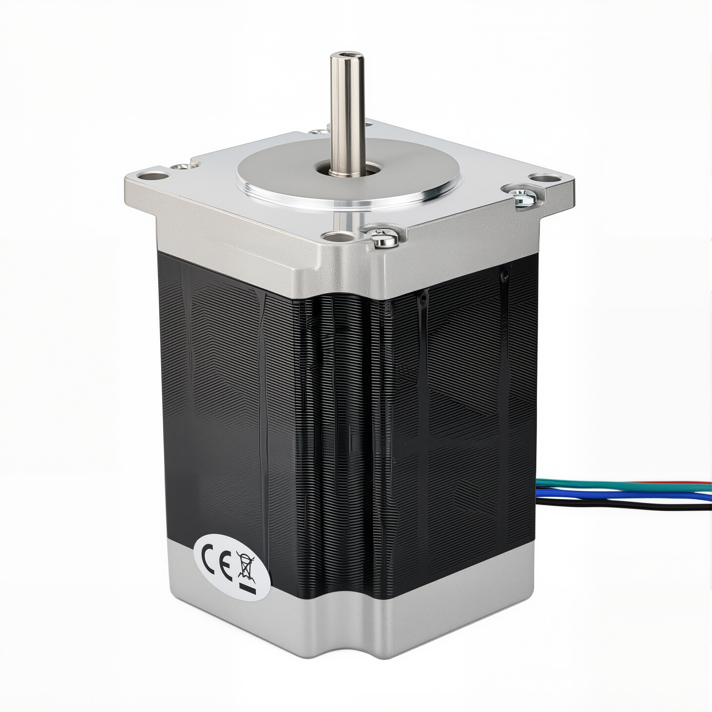 23 Single Shaft Bipolar Stepper Motor,1.8°Step,189N·cm Torque,2.8A Current,76mm Body,4_Wire