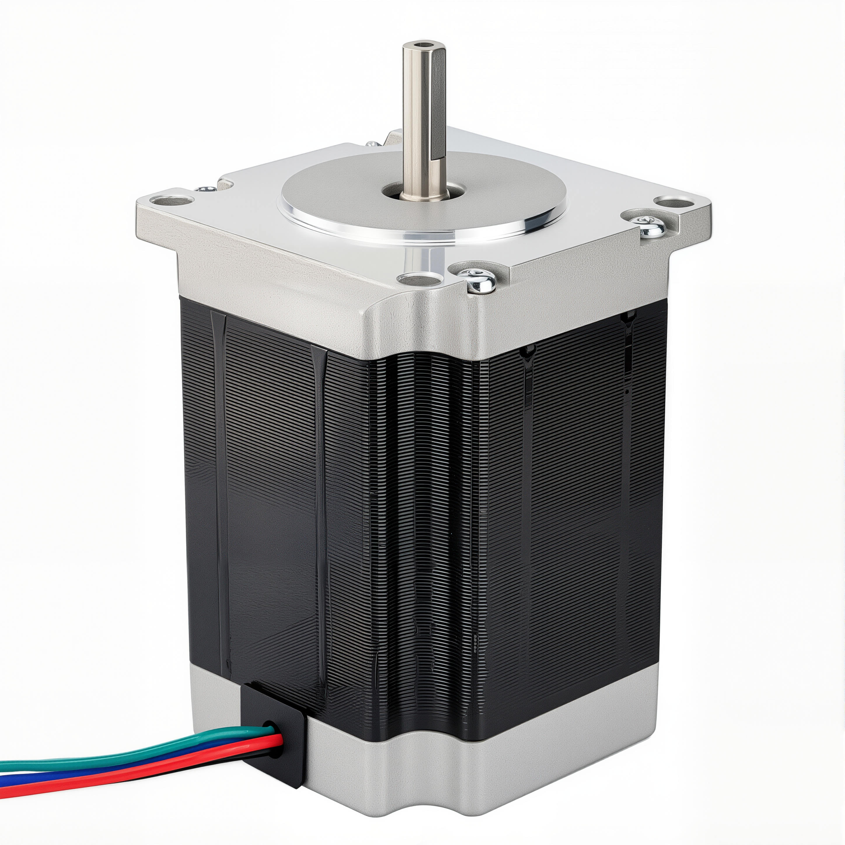 23 Single Shaft Bipolar Stepper Motor,1.8°Step,189N·cm Torque,2.8A Current,76mm Body,4_Wire