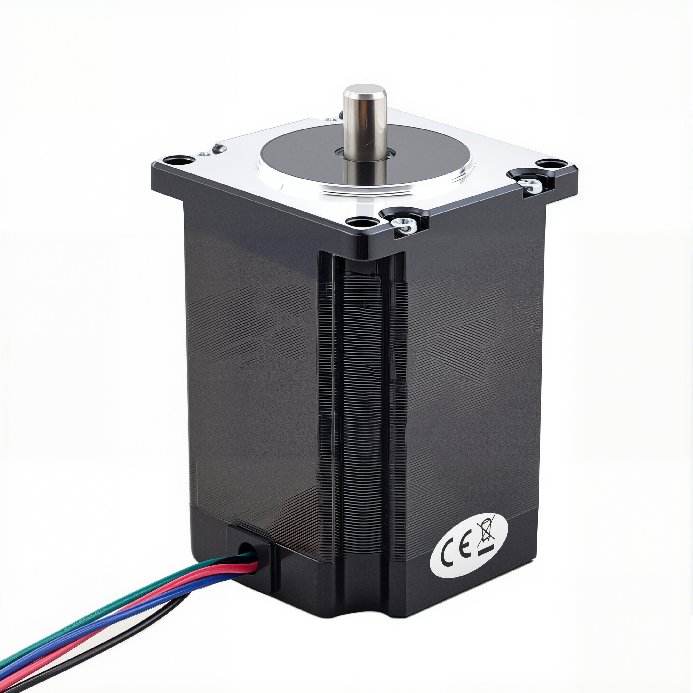 23 Single Shaft Bipolar Stepper Motor,1.8°Step,189N·cm Torque,2.9A Current,76mm Body,4_Wire