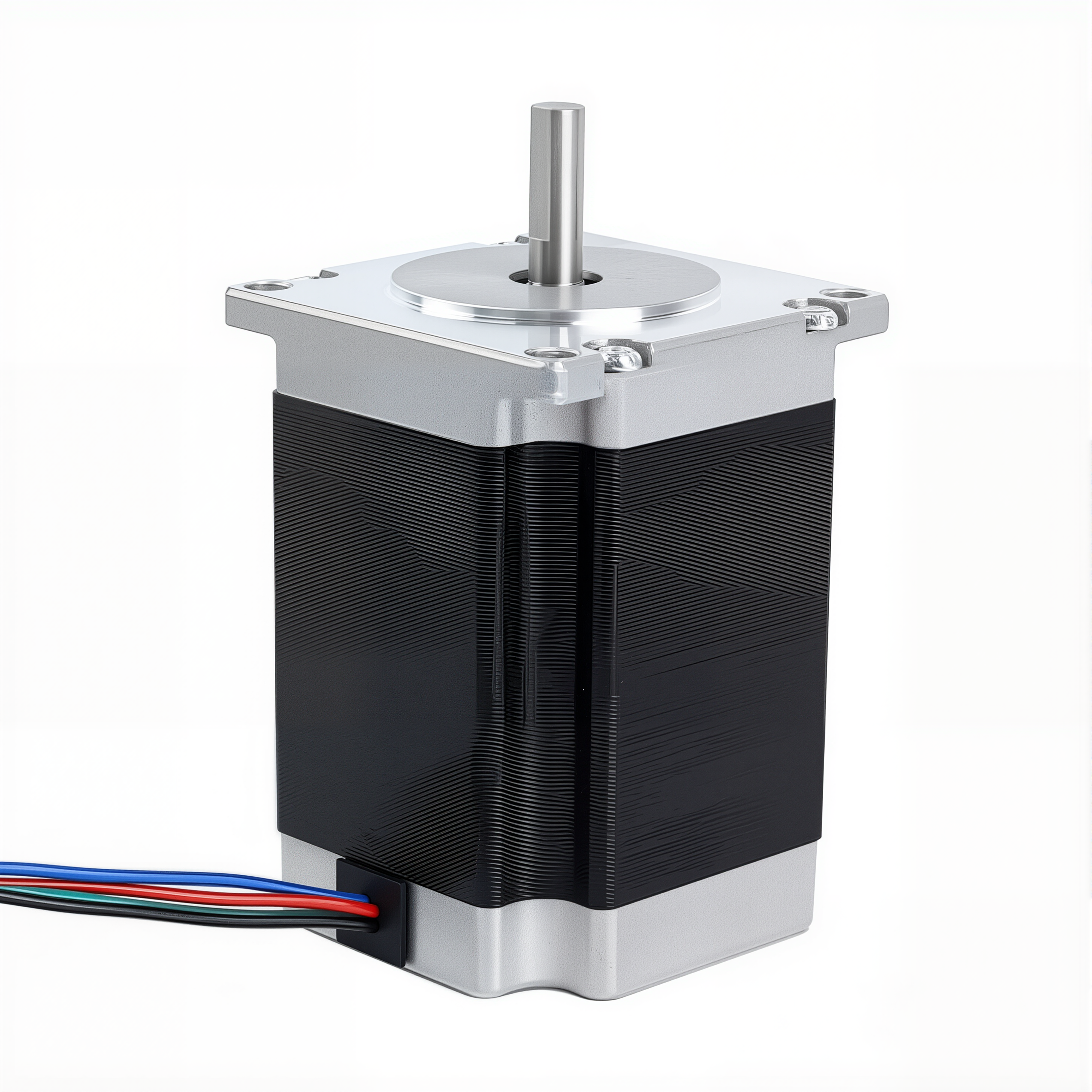 23 Single Shaft Bipolar Stepper Motor,1.8°Step,189N·cm Torque,3A Current,76mm Body,4_Wire