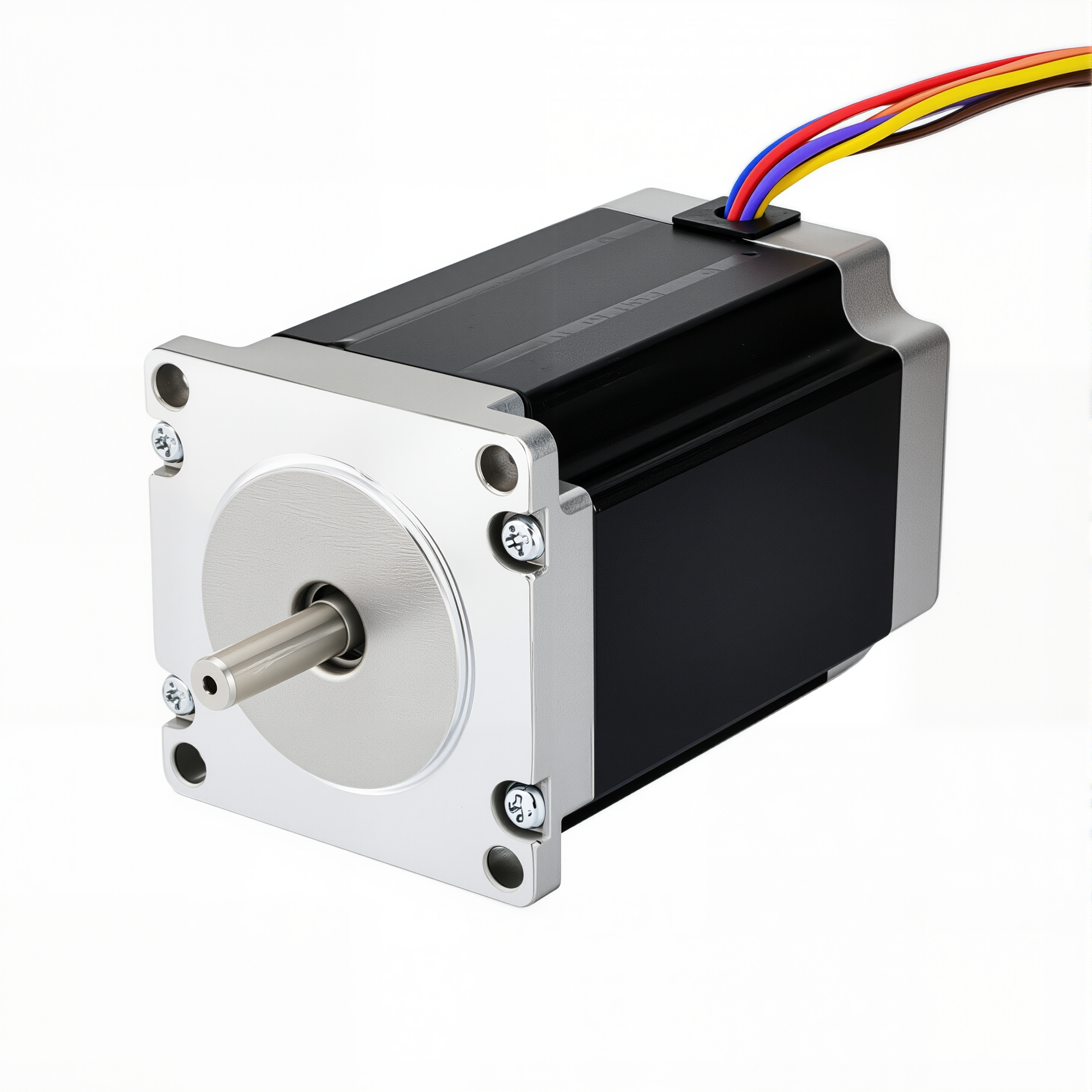 23 Single Shaft Bipolar/Unipolar Stepper Motor,1.8°Step,283N·cm Torque,5.66A Current,84mm Body,8_Wire