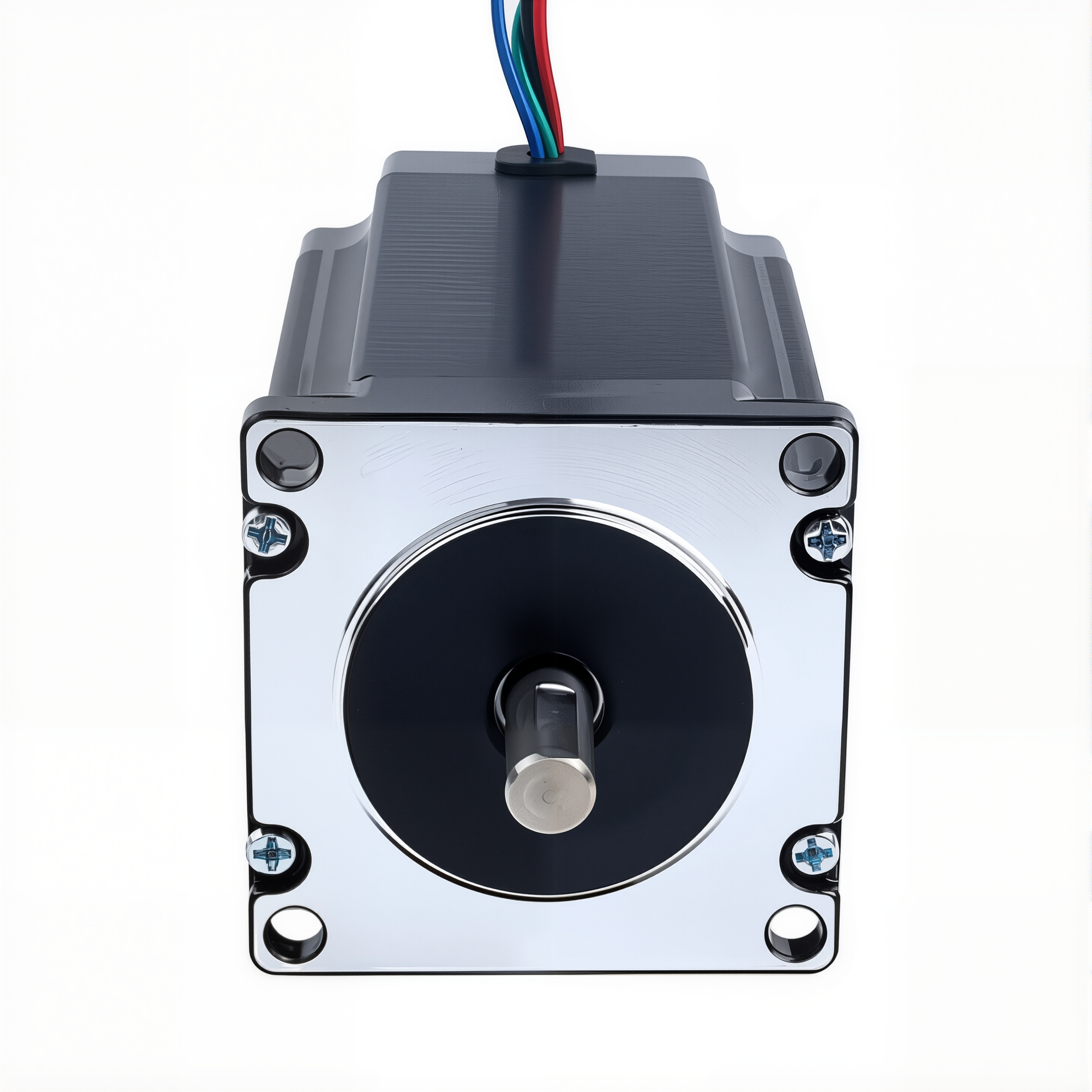 23 Single Shaft Bipolar Stepper Motor,1.8°Step,300N·cm Torque,5A Current,100mm Body,4_Wire