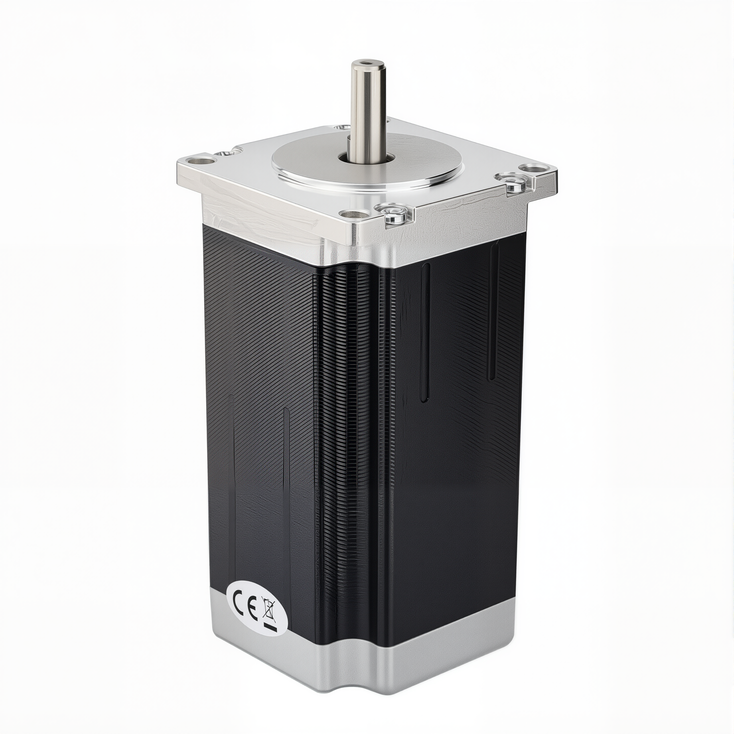 23 Single Shaft Bipolar Stepper Motor,1.8°Step,240N·cm Torque,1.8A Current,100mm Body,4_Wire