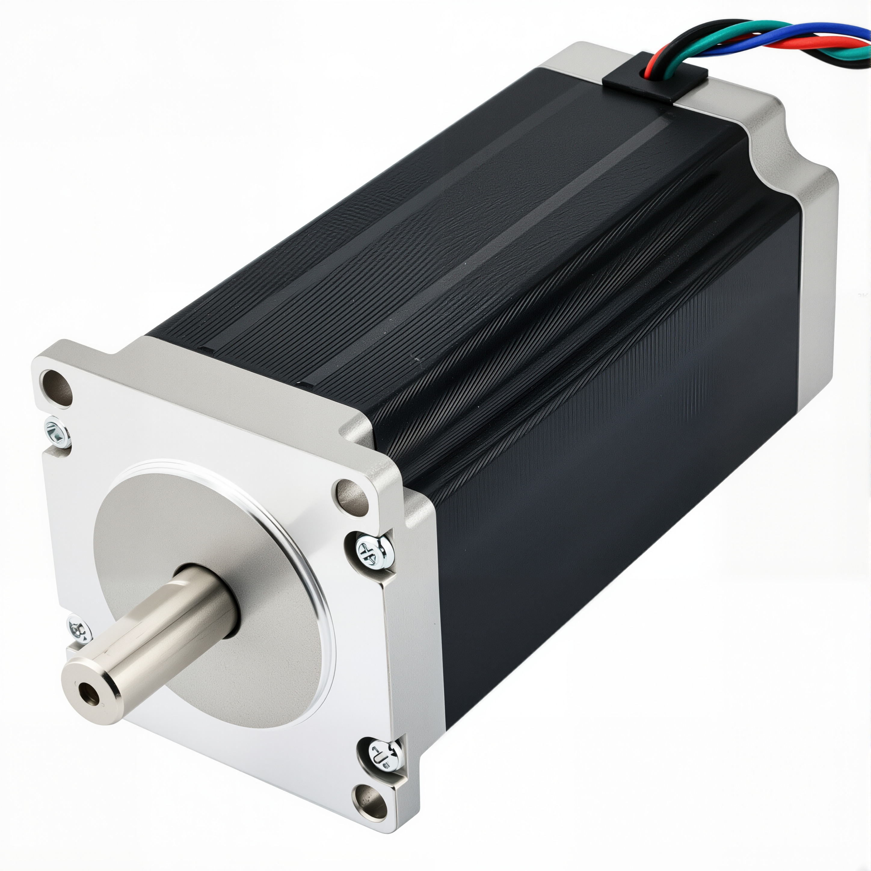 23 Single Shaft Bipolar Stepper Motor,1.8°Step,240N·cm Torque,1.8A Current,100mm Body,4_Wire