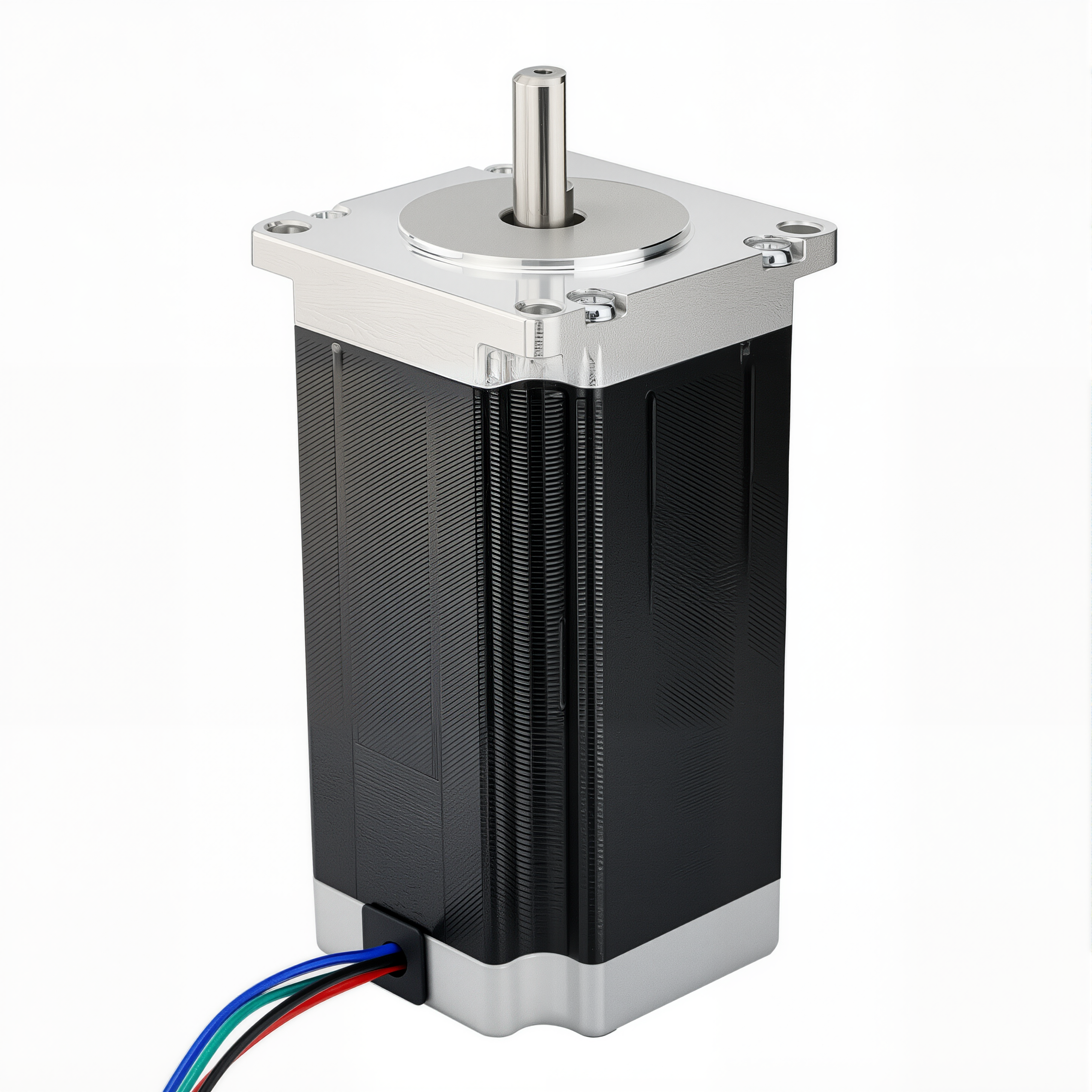 23 Single Shaft Bipolar Stepper Motor,1.8°Step,240N·cm Torque,1.8A Current,100mm Body,4_Wire