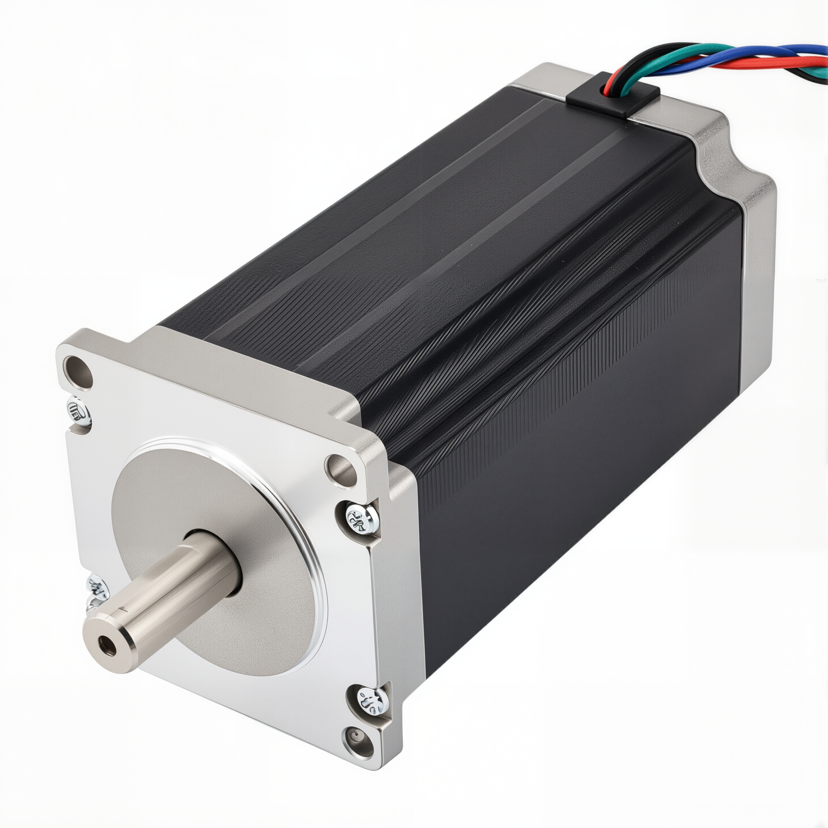 23 Single Shaft Bipolar Stepper Motor,1.8°Step,280N·cm Torque,3.5A Current,112mm Body,4_Wire