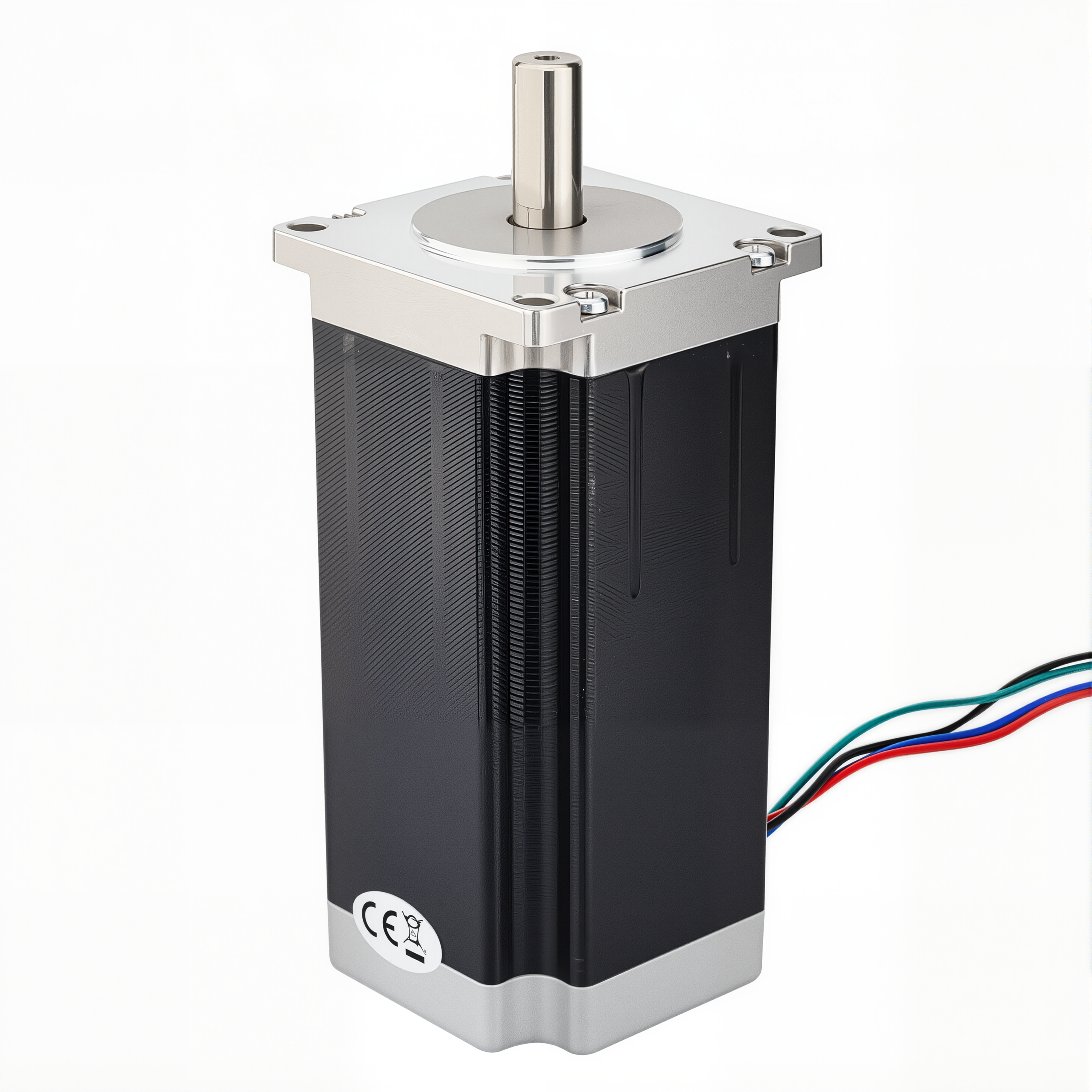 23 Single Shaft Bipolar Stepper Motor,1.8°Step,280N·cm Torque,3.5A Current,112mm Body,4_Wire