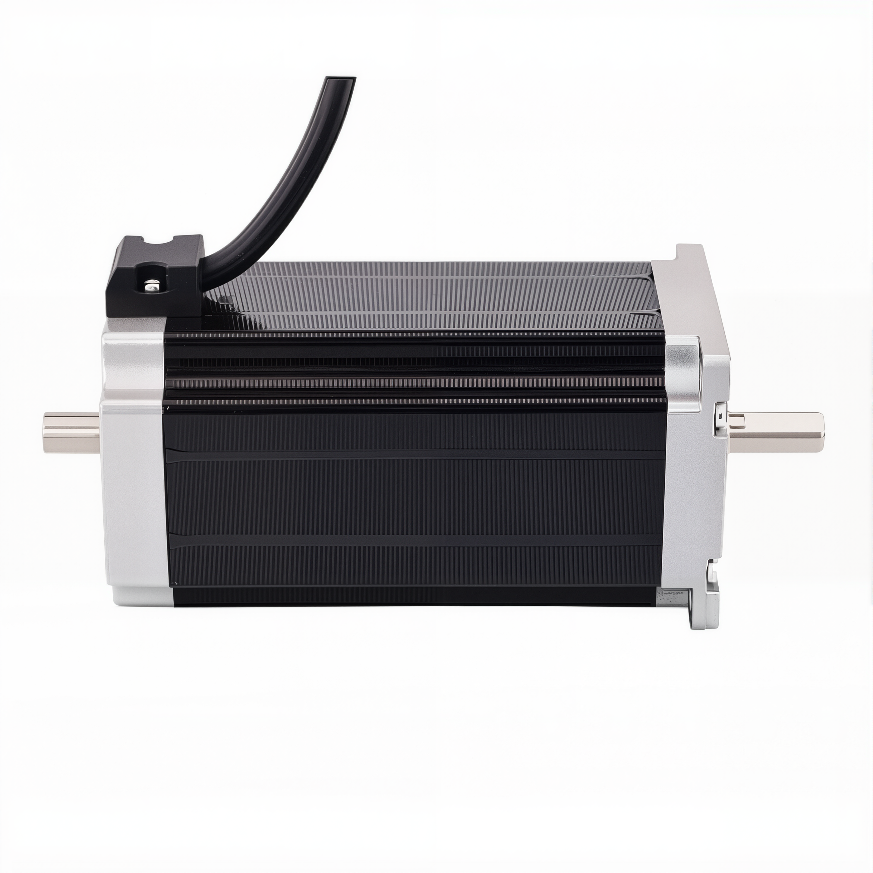 23 Dual Shaft Bipolar Stepper Motor,1.8°Step,280N·cm Torque,4.2A Current,113mm Body,4_Wire