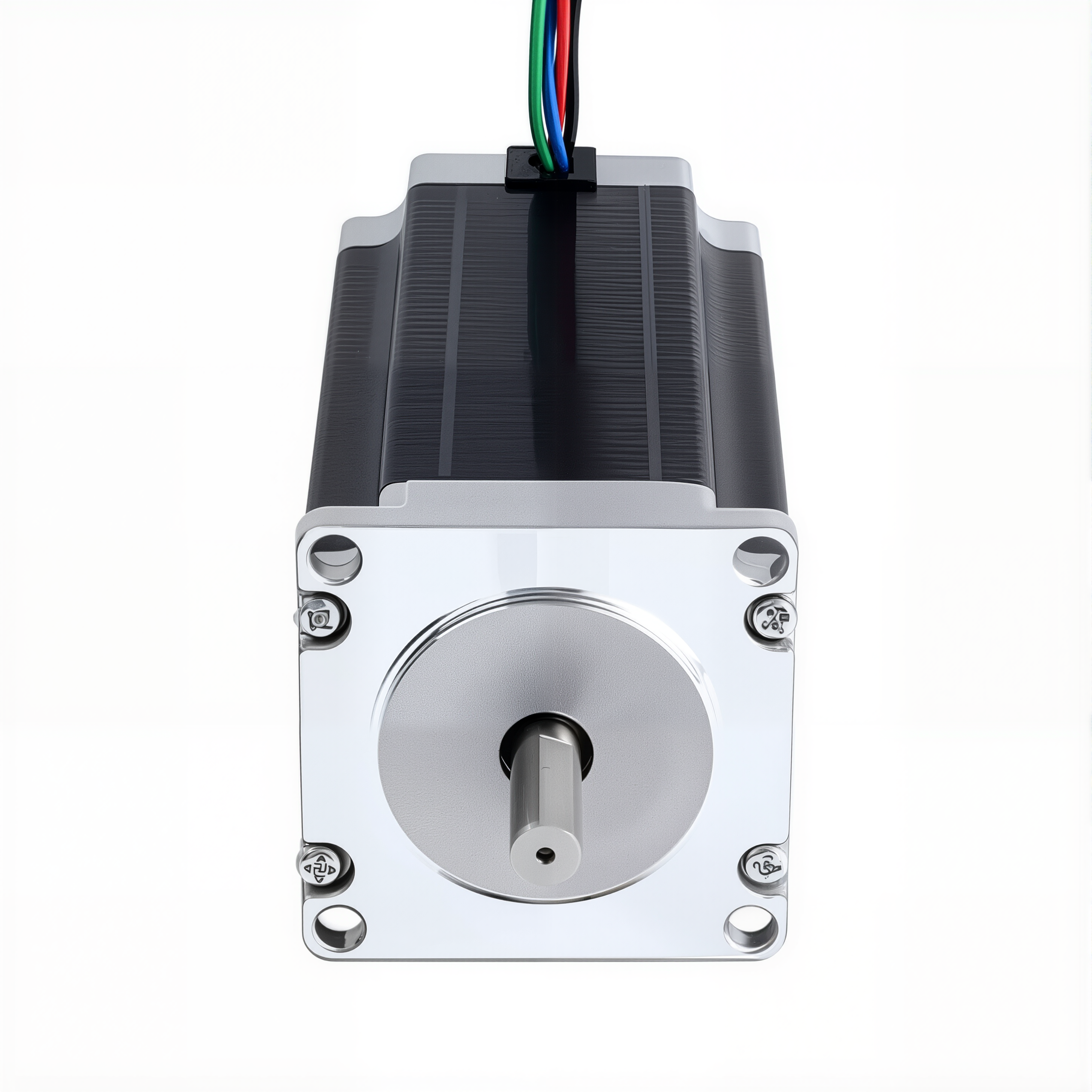 23 Single Shaft Bipolar Stepper Motor,1.8°Step,300N·cm Torque,4.2A Current,113mm Body,4_Wire