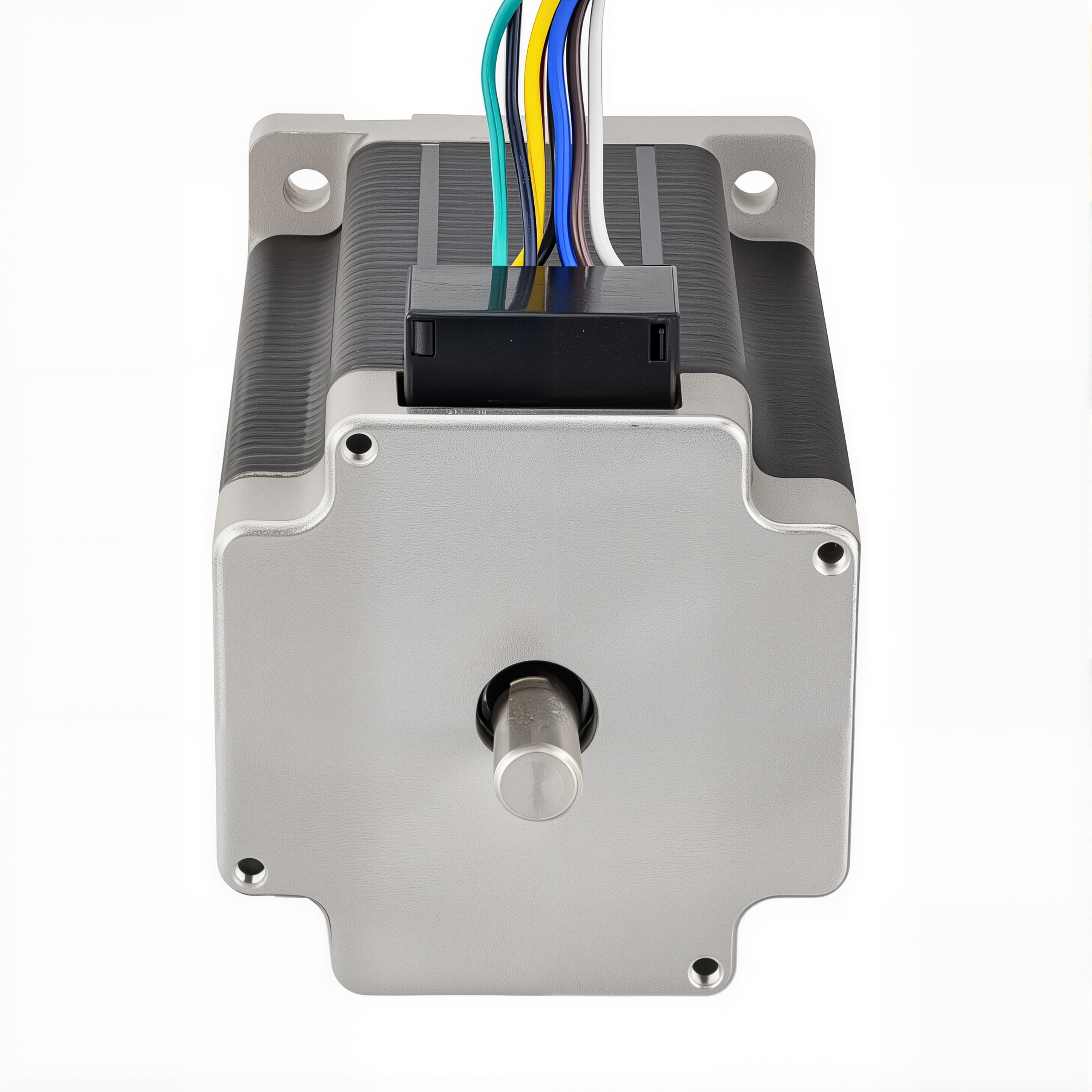 24 Dual Shaft Bipolar/Unipolar Stepper Motor,1.8°Step,290N·cm Torque,4.2A Current,88mm Body,8_Wire