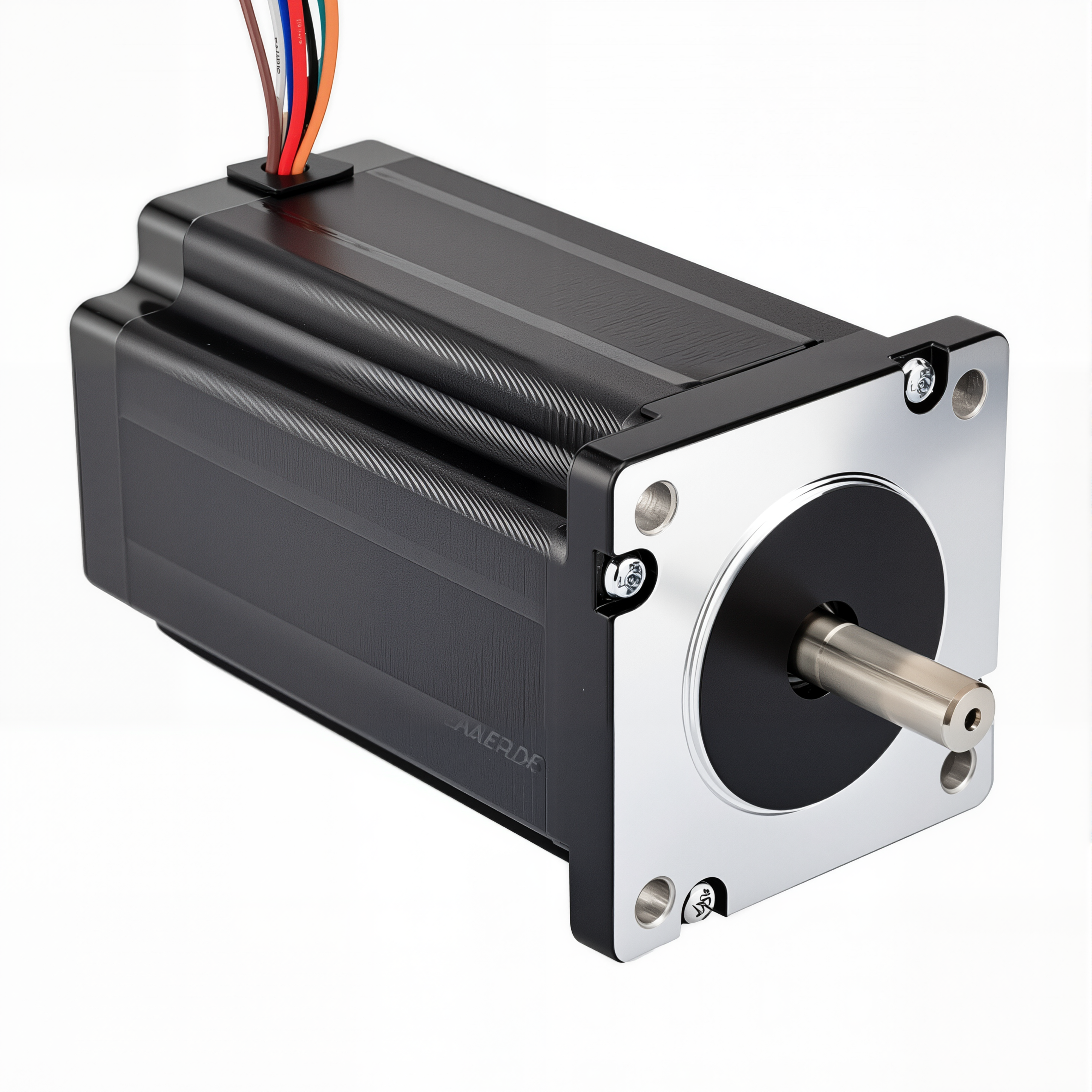 24 Dual Shaft Bipolar/Unipolar Stepper Motor,1.8°Step,400N·cm Torque,4.24A Current,100mm Body,8_Wire